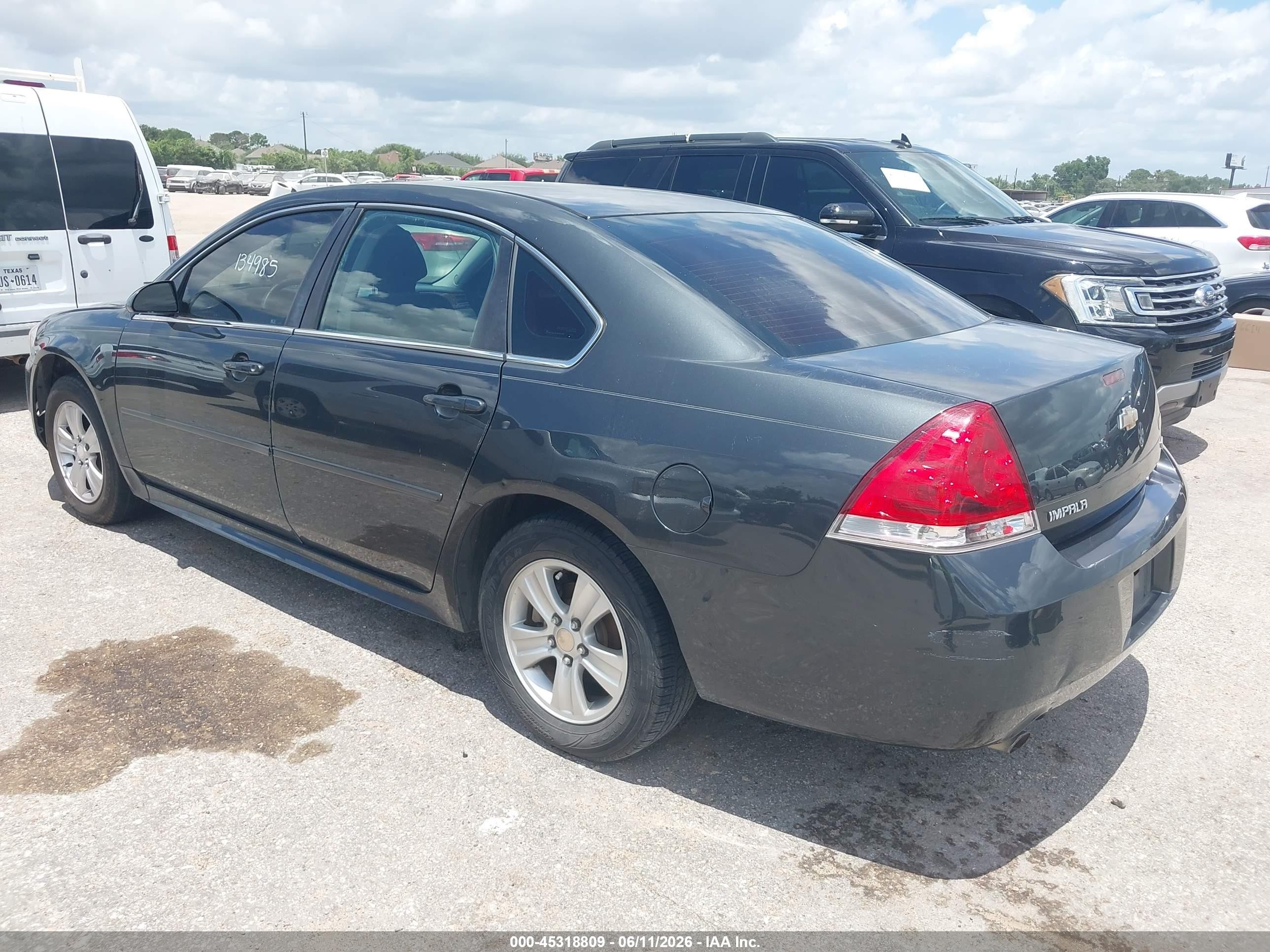 2015 Chevrolet Impala Limited Ls Gray vin: 2G1WA5E37F1134985
