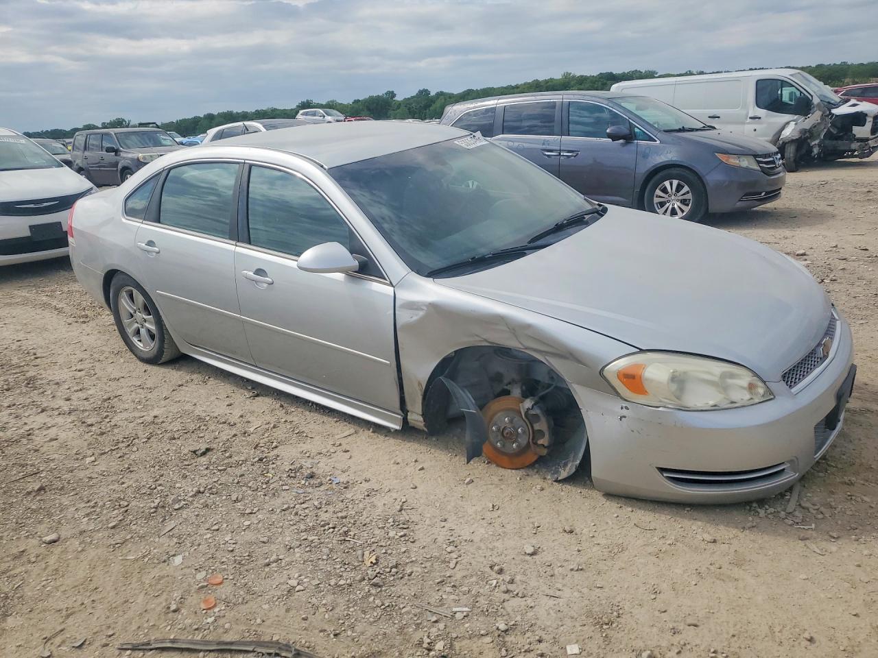 2012 Chevrolet Impala Ls Silver vin: 2G1WA5E38C1163066