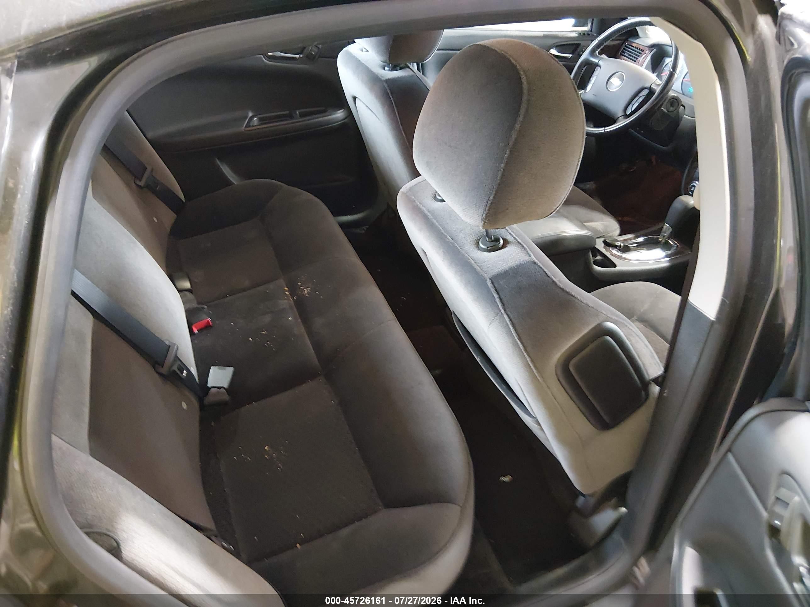 2012 Chevrolet Impala Ls Gray vin: 2G1WA5E38C1264365