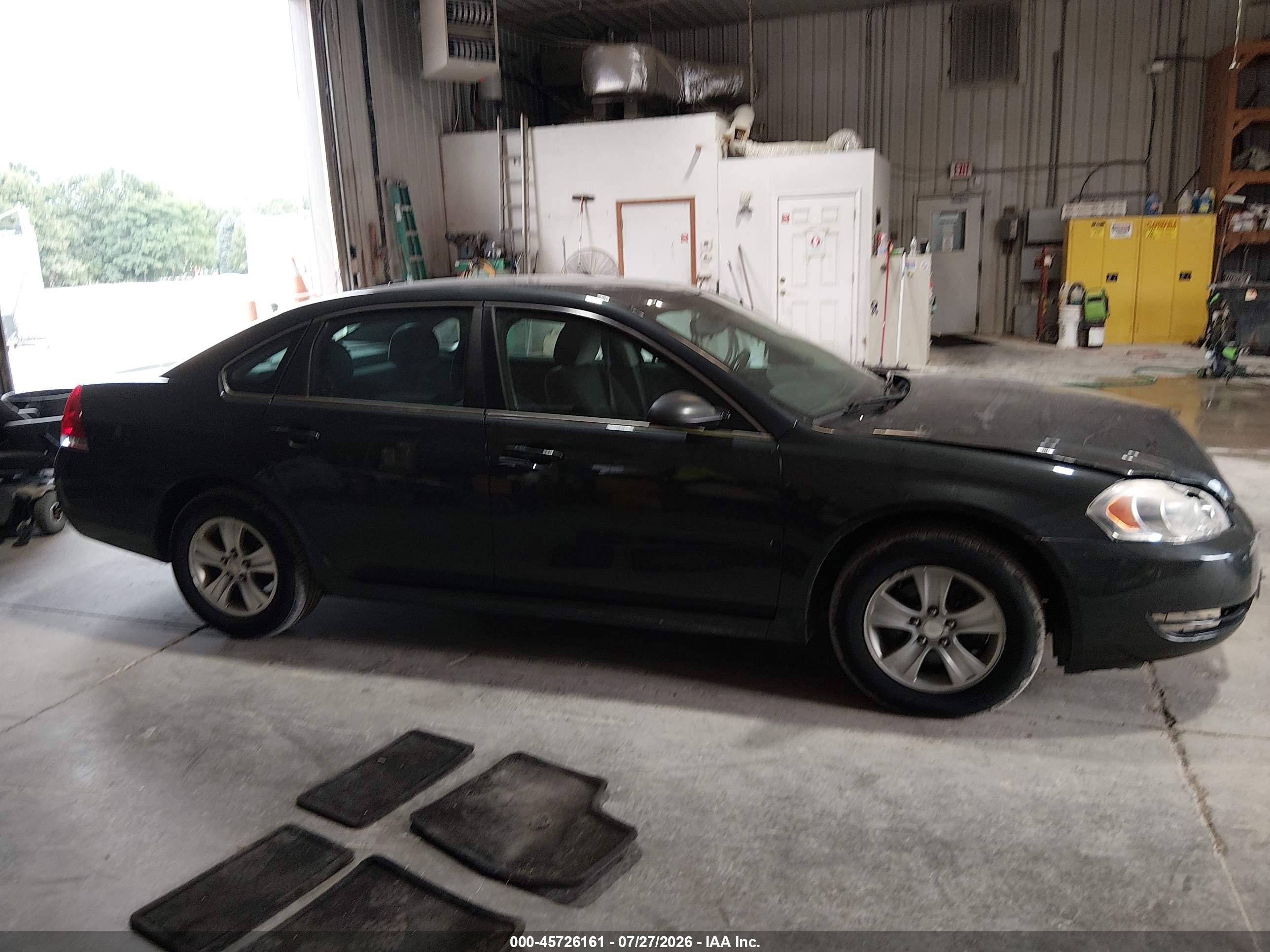 2012 Chevrolet Impala Ls Gray vin: 2G1WA5E38C1264365