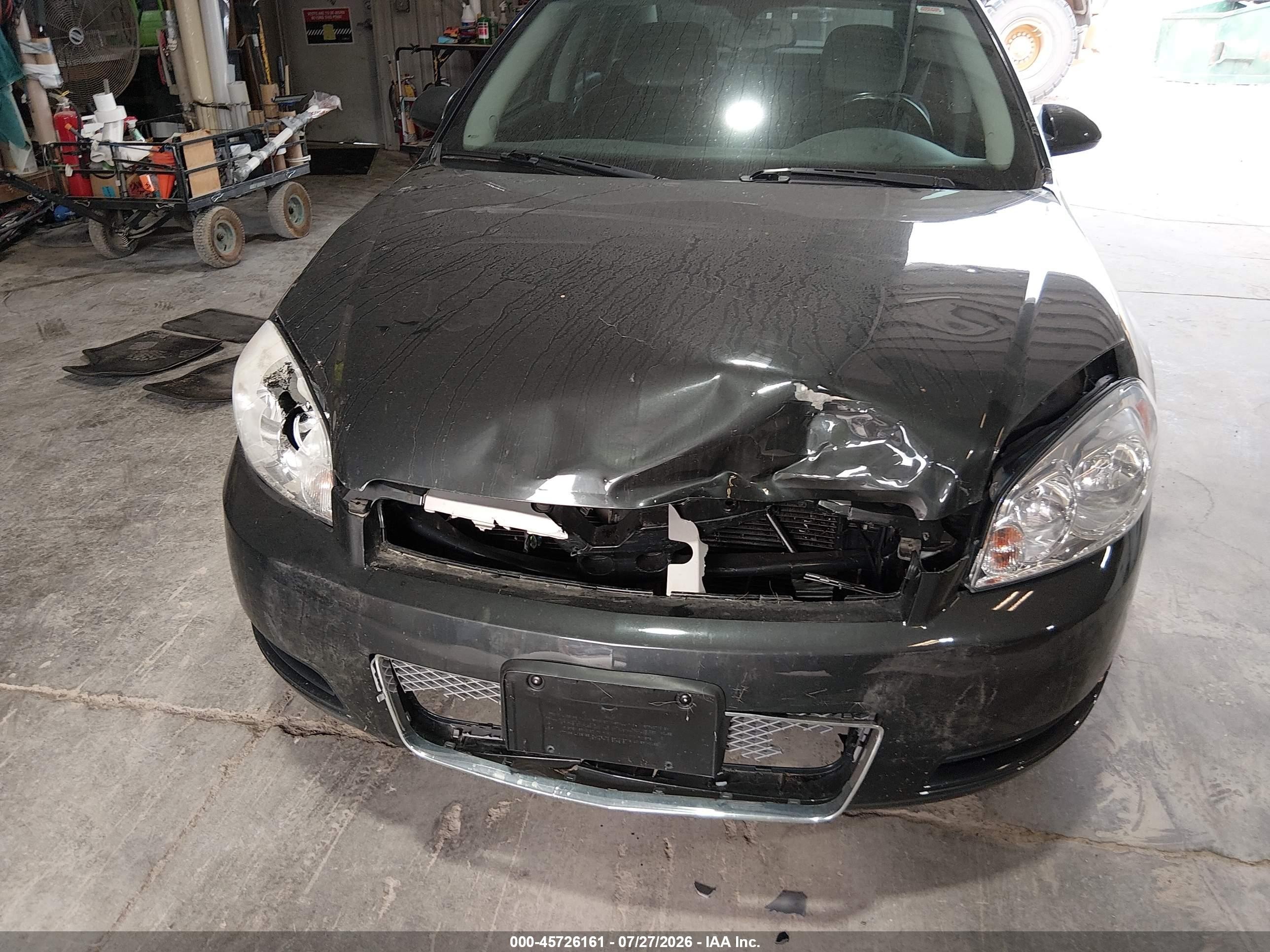 2012 Chevrolet Impala Ls Gray vin: 2G1WA5E38C1264365