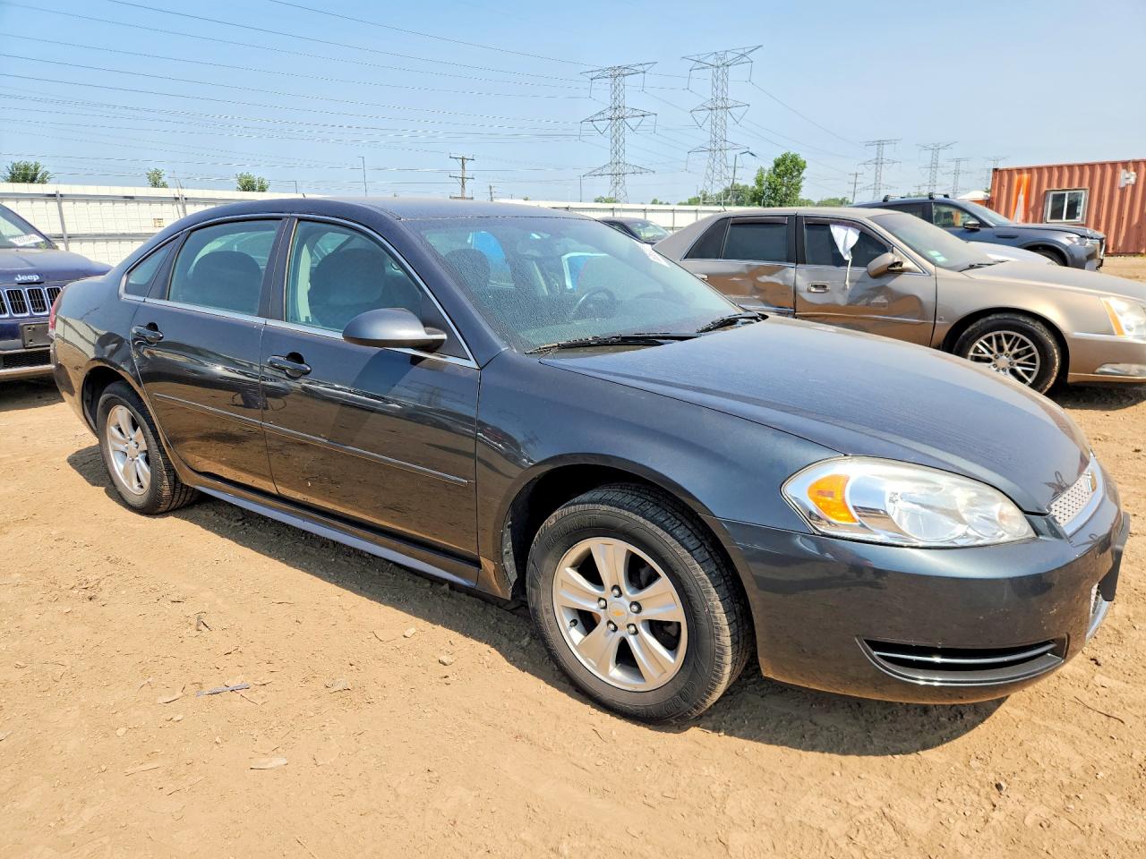 2013 Chevrolet Impala Ls Gray vin: 2G1WA5E38D1163487