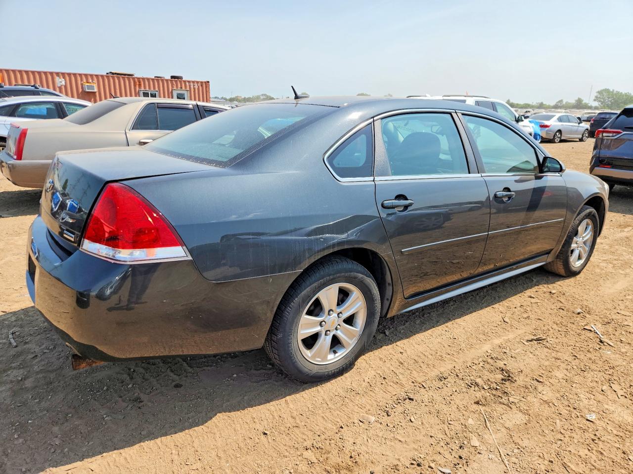 2013 Chevrolet Impala Ls Gray vin: 2G1WA5E38D1163487