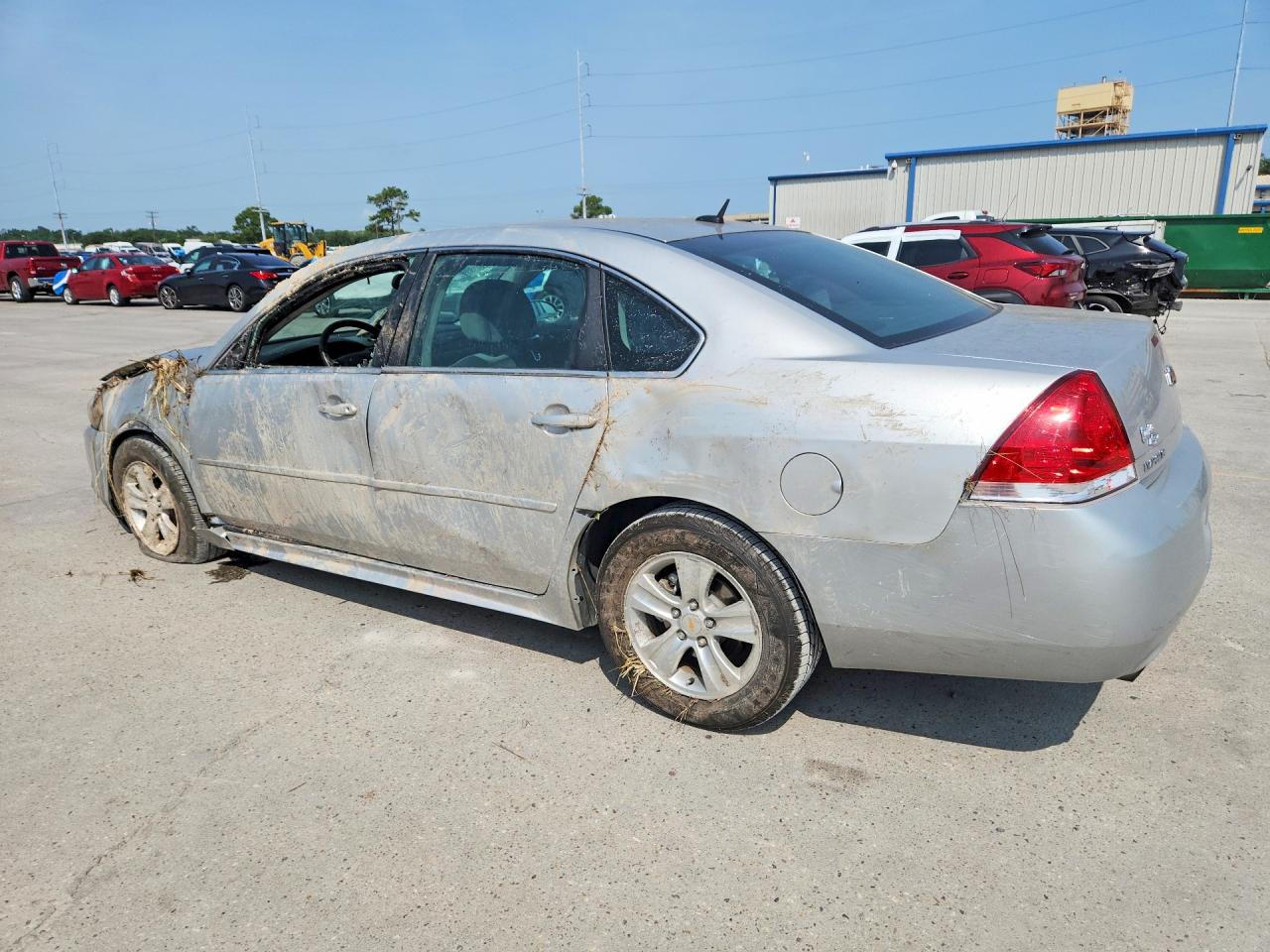 2013 Chevrolet Impala Silver vin: 2G1WA5E38D1180936