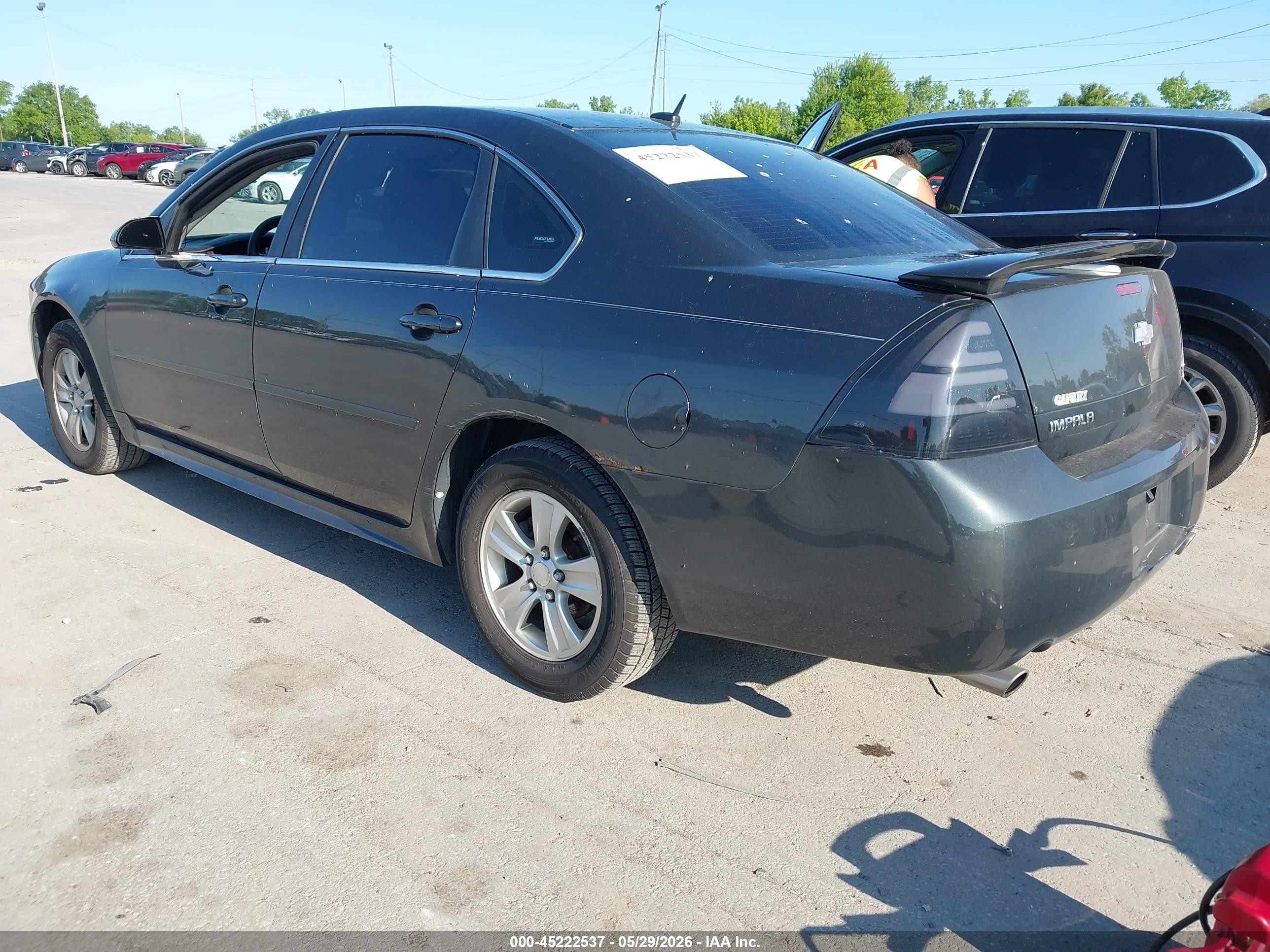 2014 Chevrolet Impala Limited Ls Gray vin: 2G1WA5E38E1103453