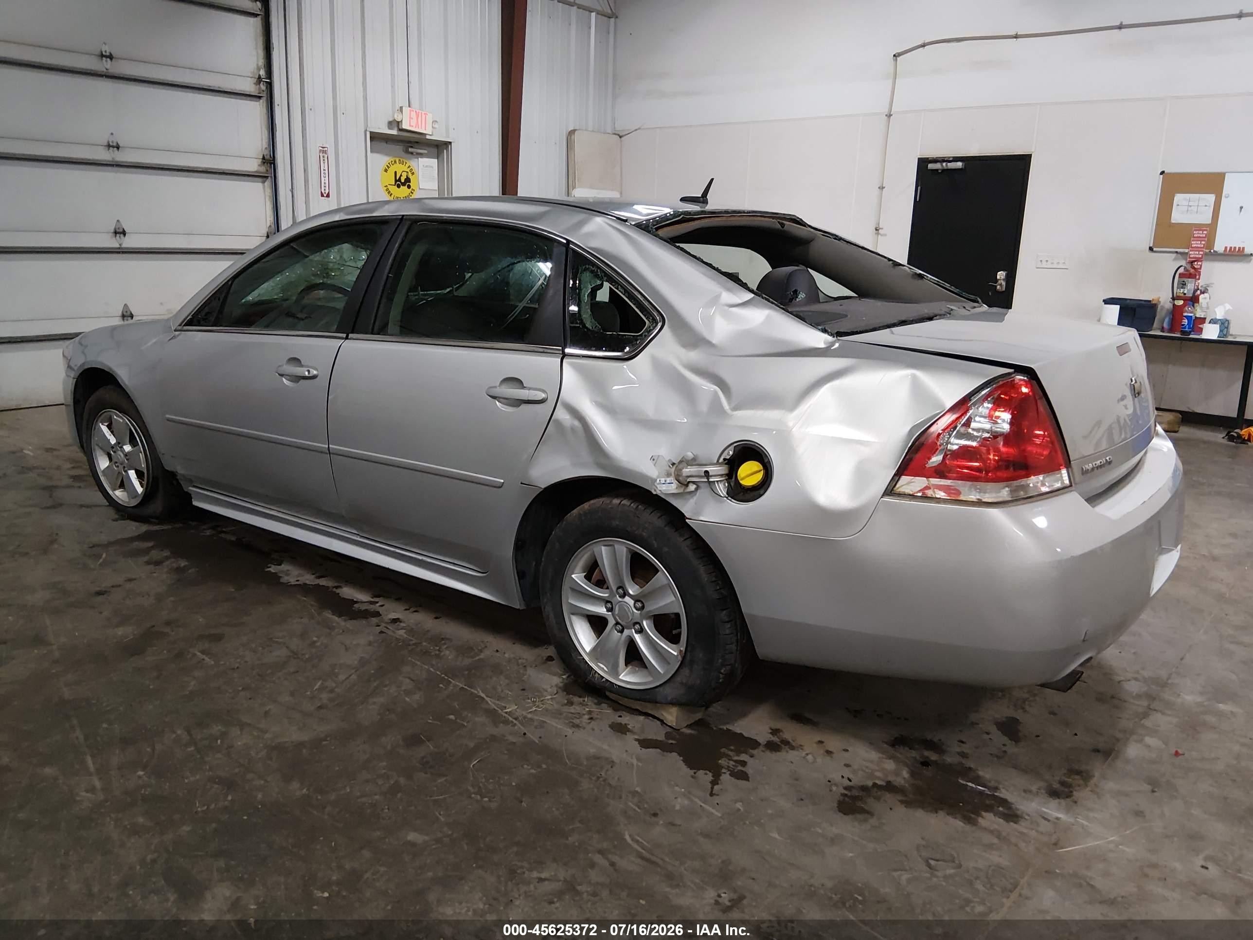 2014 Chevrolet Impala Limited Ls Серебряный vin: 2G1WA5E38E1137246