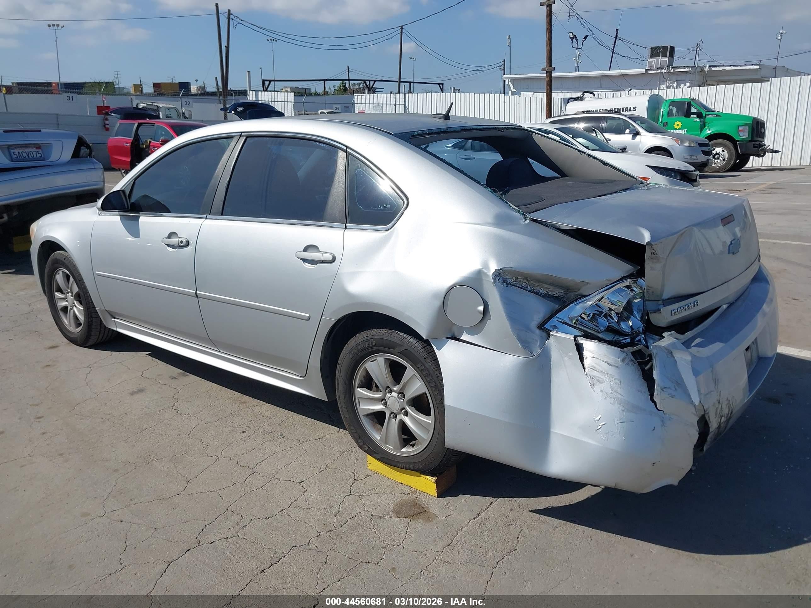 2014 Chevrolet Impala Limited Ls Silver vin: 2G1WA5E38E1138879