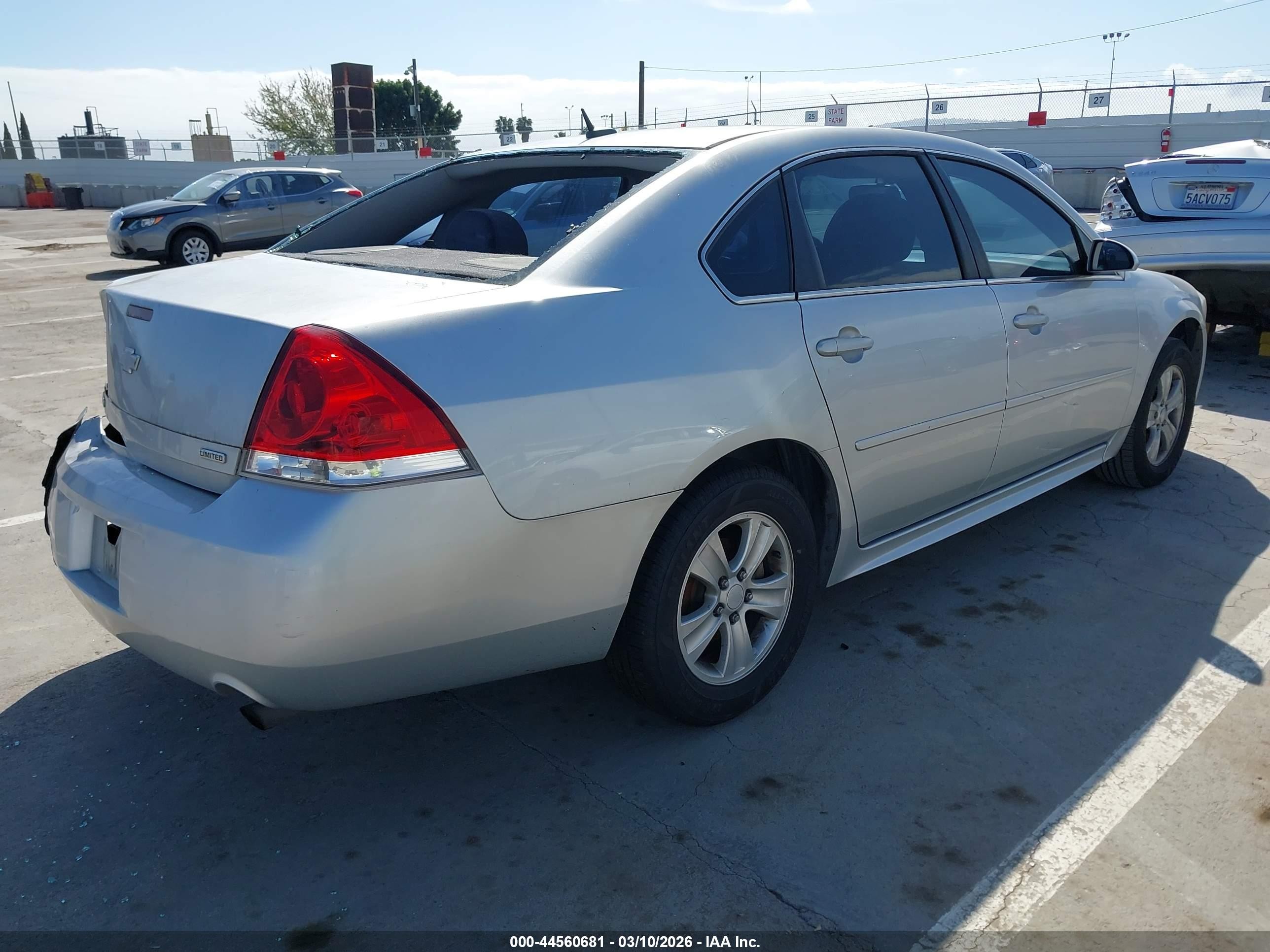 2014 Chevrolet Impala Limited Ls Silver vin: 2G1WA5E38E1138879