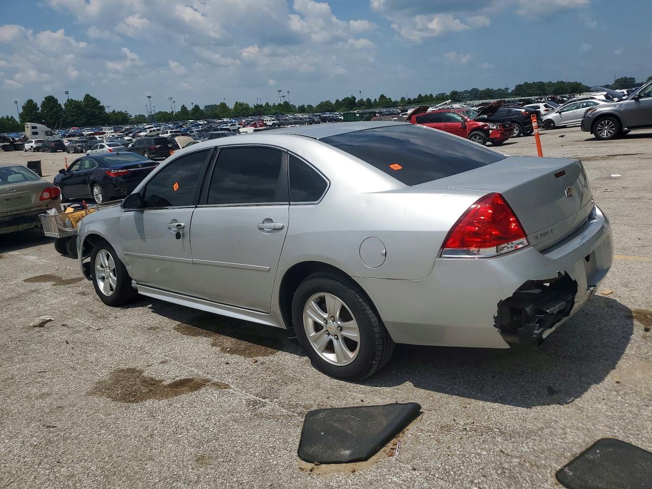 2014 Chevrolet Impala Limited Ls Silver vin: 2G1WA5E38E1179142