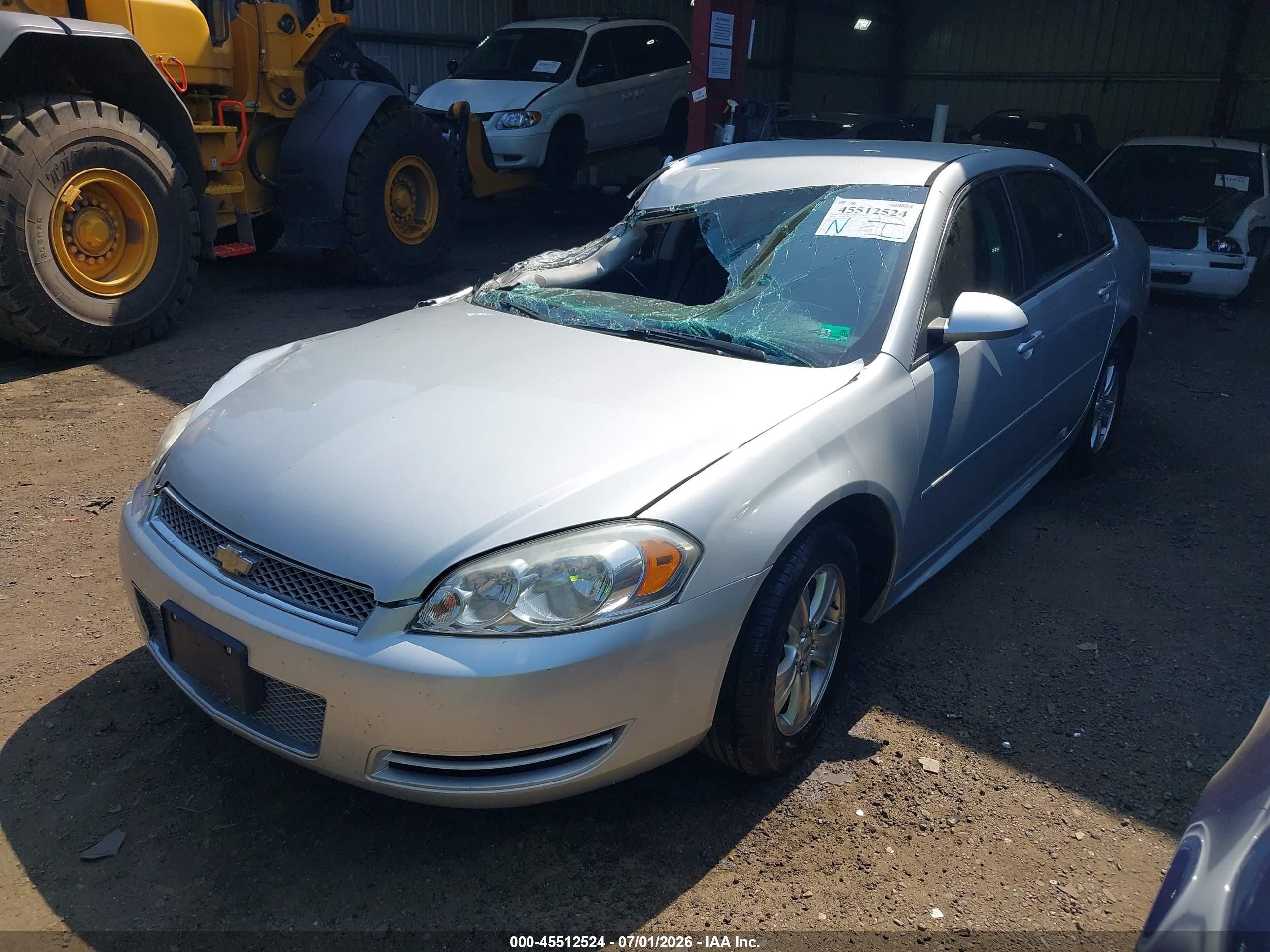 2014 Chevrolet Impala Limited Ls Gray vin: 2G1WA5E38E1179187