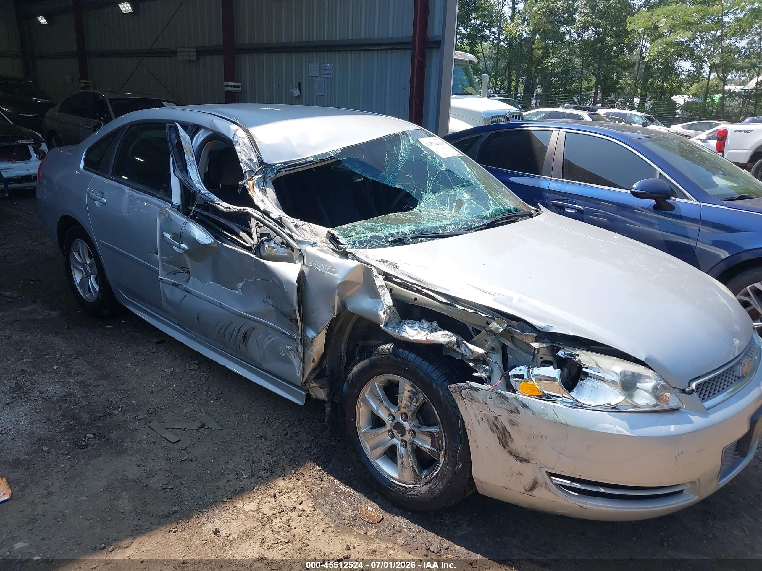 2014 Chevrolet Impala Limited Ls Gray vin: 2G1WA5E38E1179187