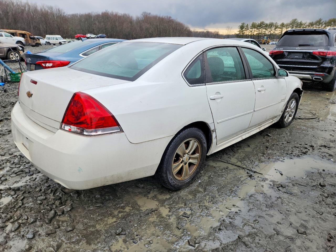 2015 Chevrolet Impala Limited Ls Белый vin: 2G1WA5E38F1117080