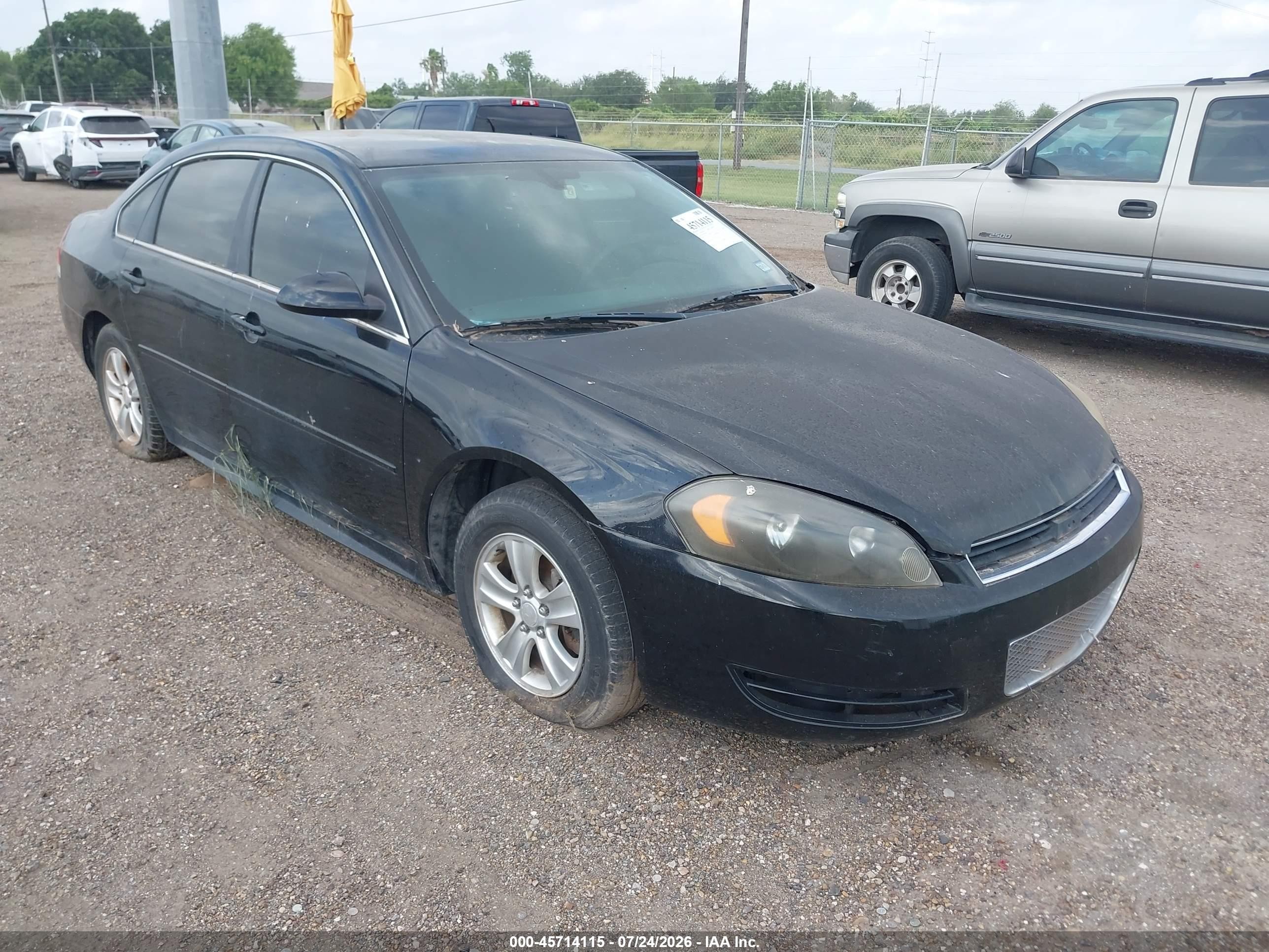 2015 Chevrolet Impala Limited Ls Черный vin: 2G1WA5E38F1119086
