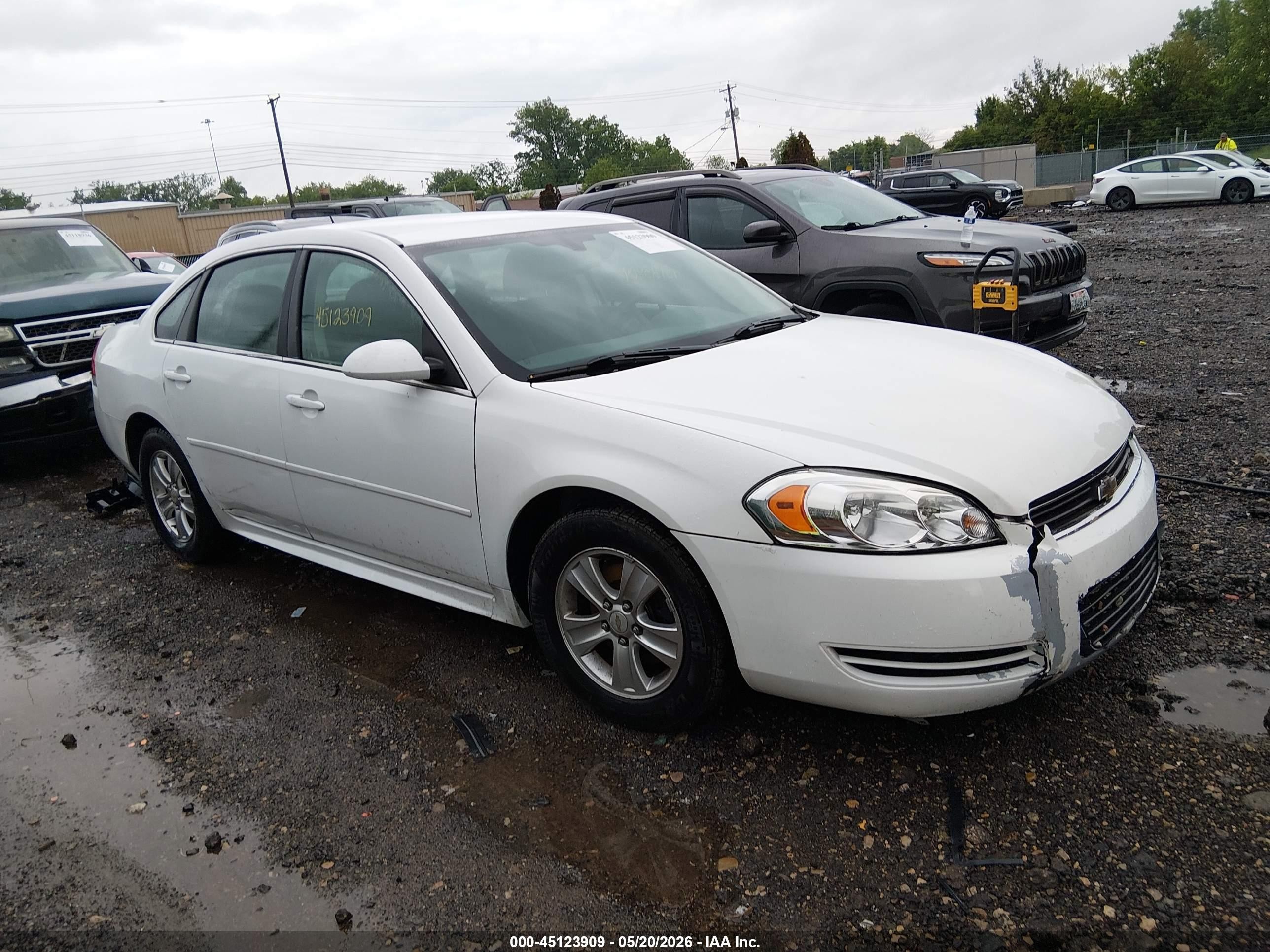 2015 Chevrolet Impala Limited Ls White vin: 2G1WA5E38F1122831