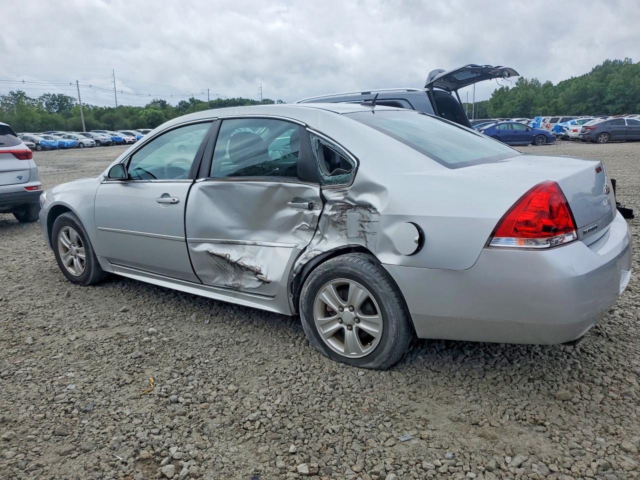 2012 Chevrolet Impala Ls Silver vin: 2G1WA5E39C1208175