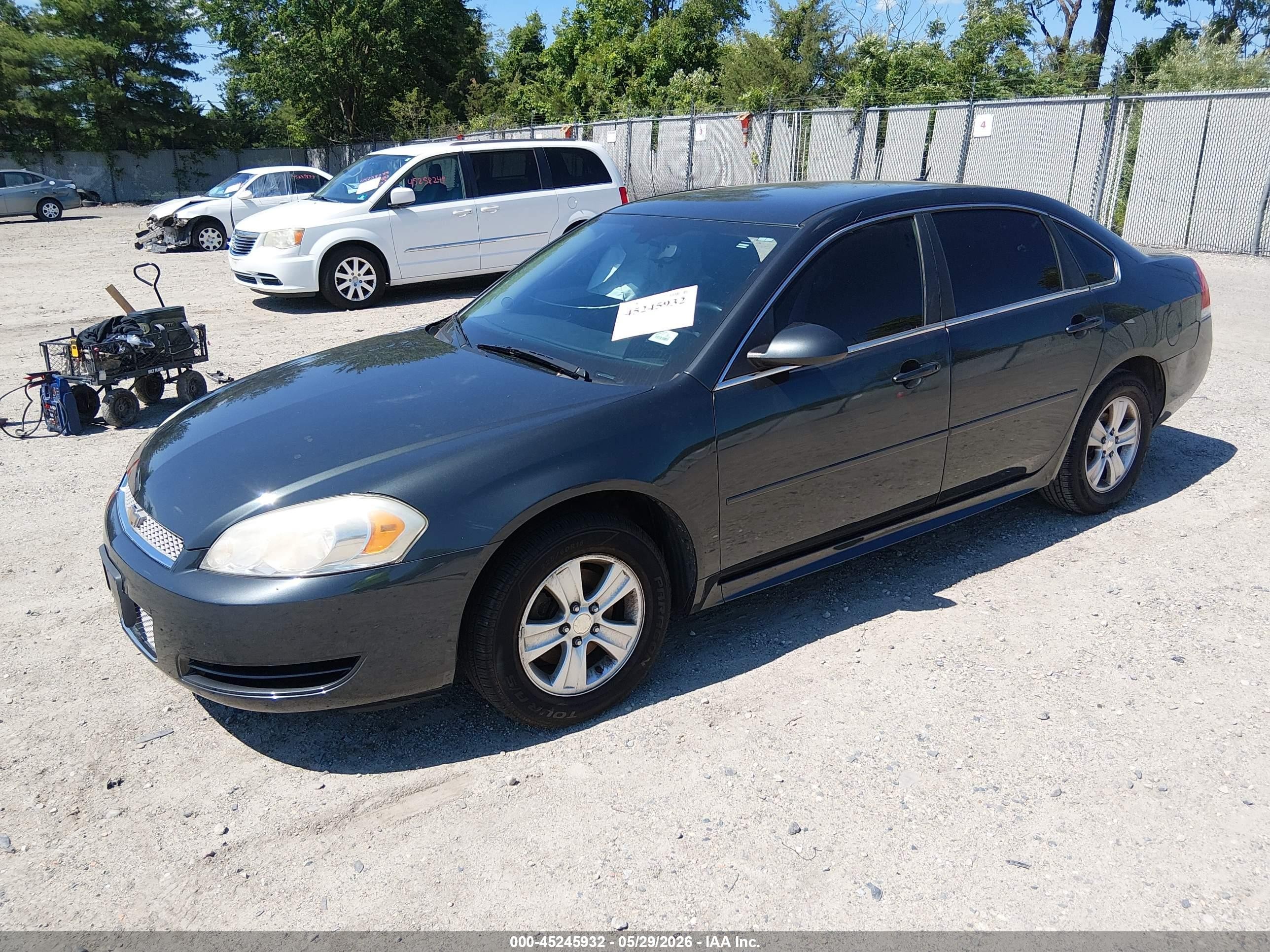2013 Chevrolet Impala Ls Gray vin: 2G1WA5E39D1146715