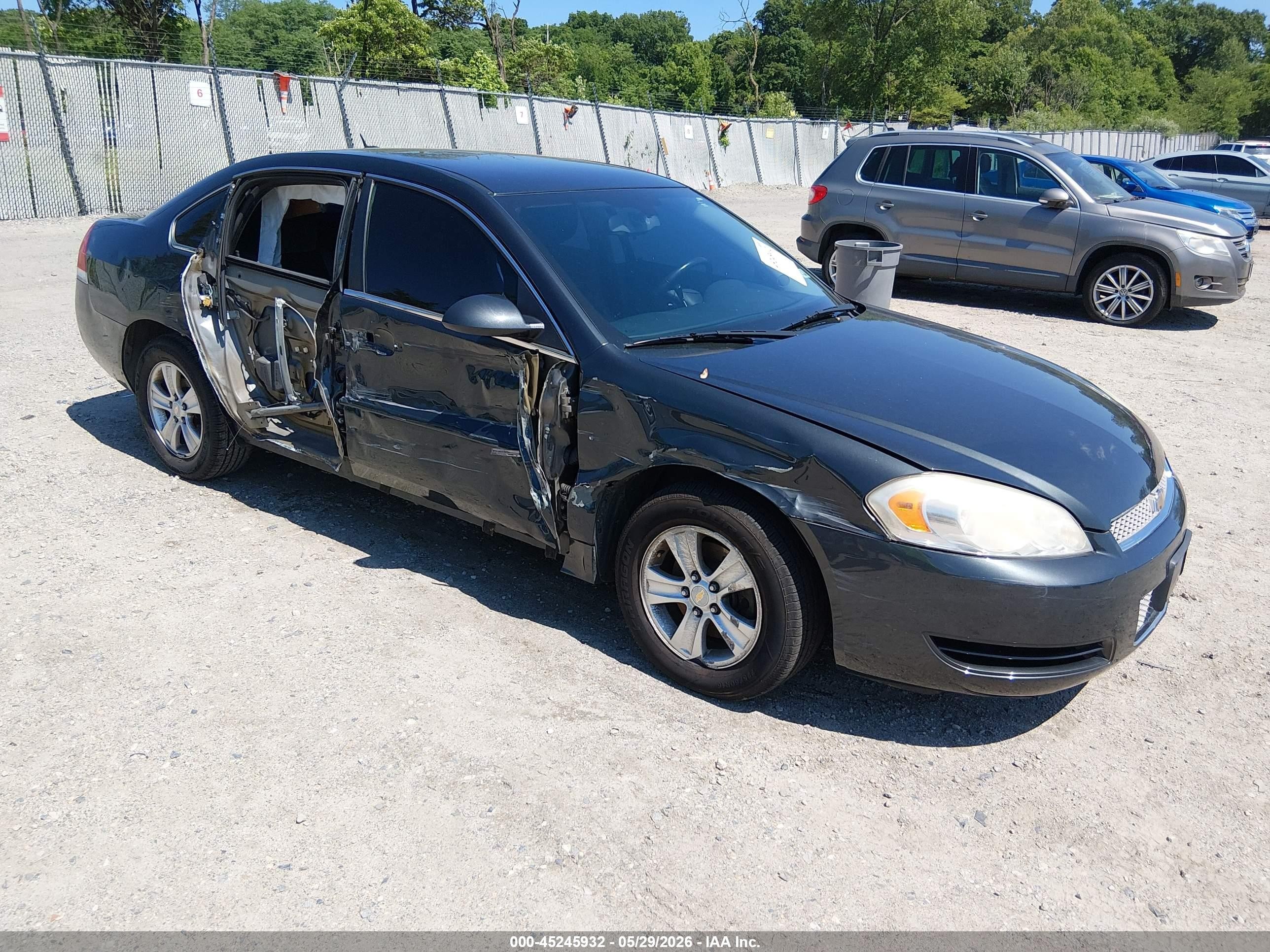2013 Chevrolet Impala Ls Gray vin: 2G1WA5E39D1146715