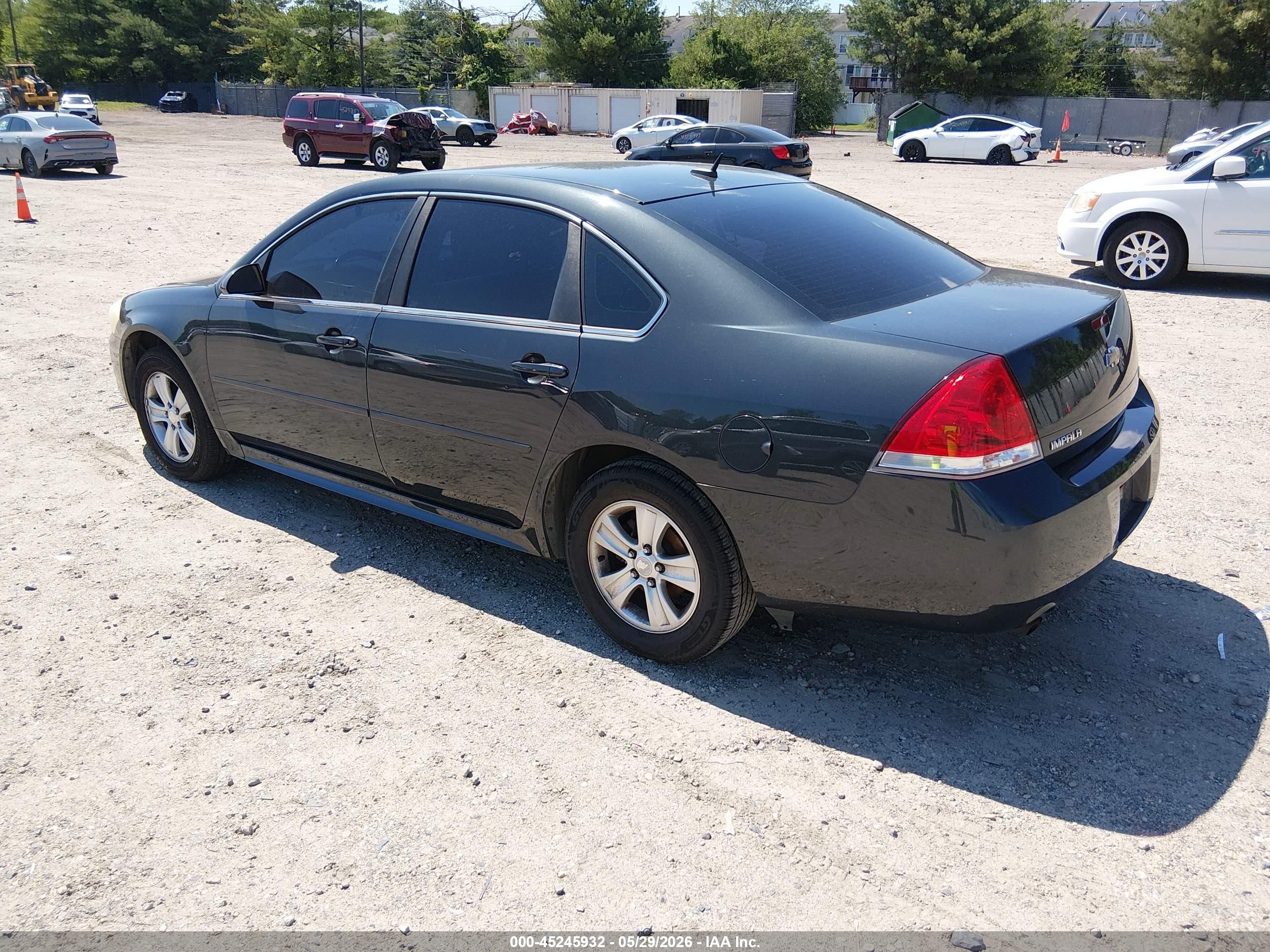 2013 Chevrolet Impala Ls Gray vin: 2G1WA5E39D1146715