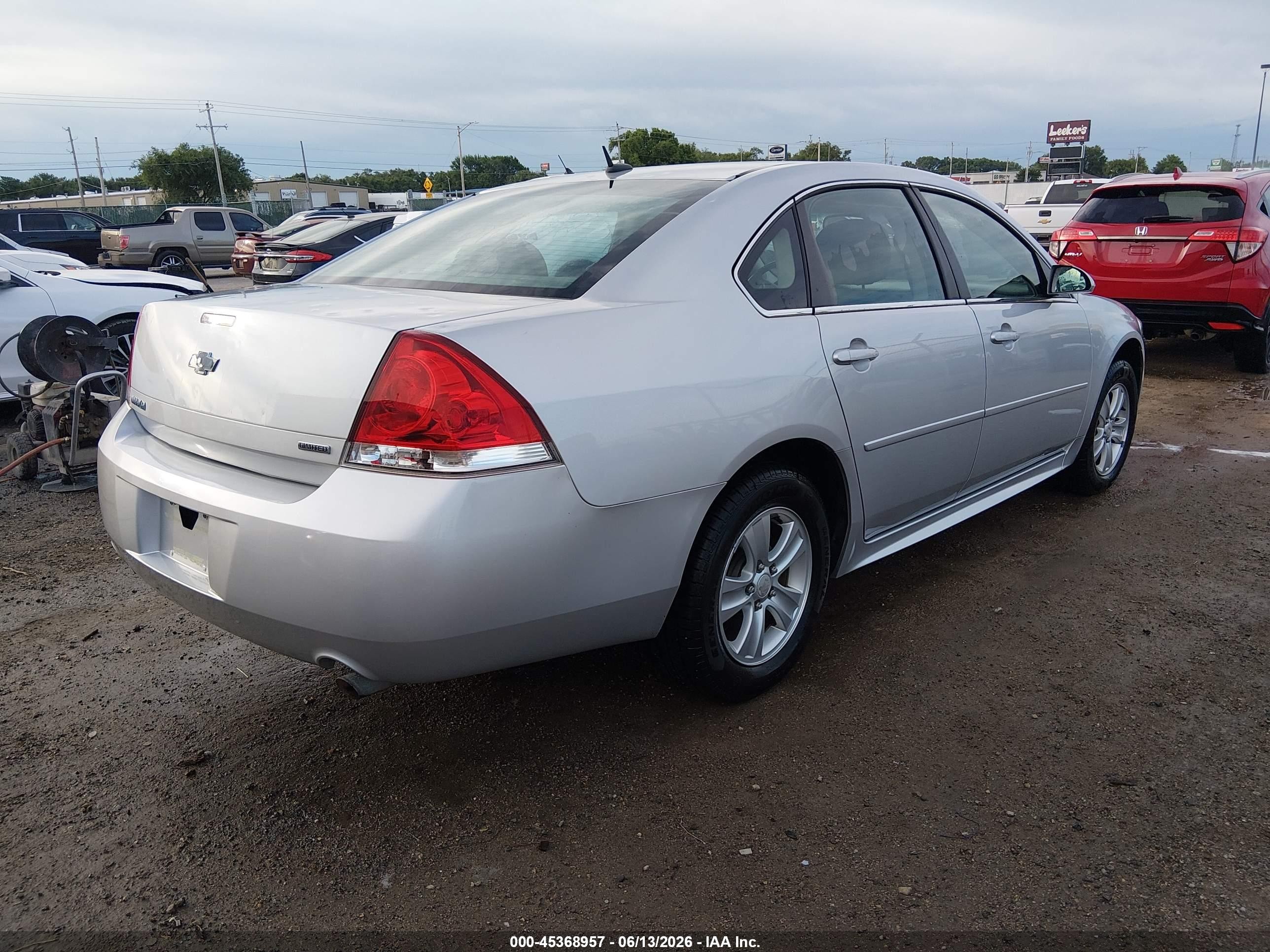 2014 Chevrolet Impala Limited Ls Gray vin: 2G1WA5E39E1140009