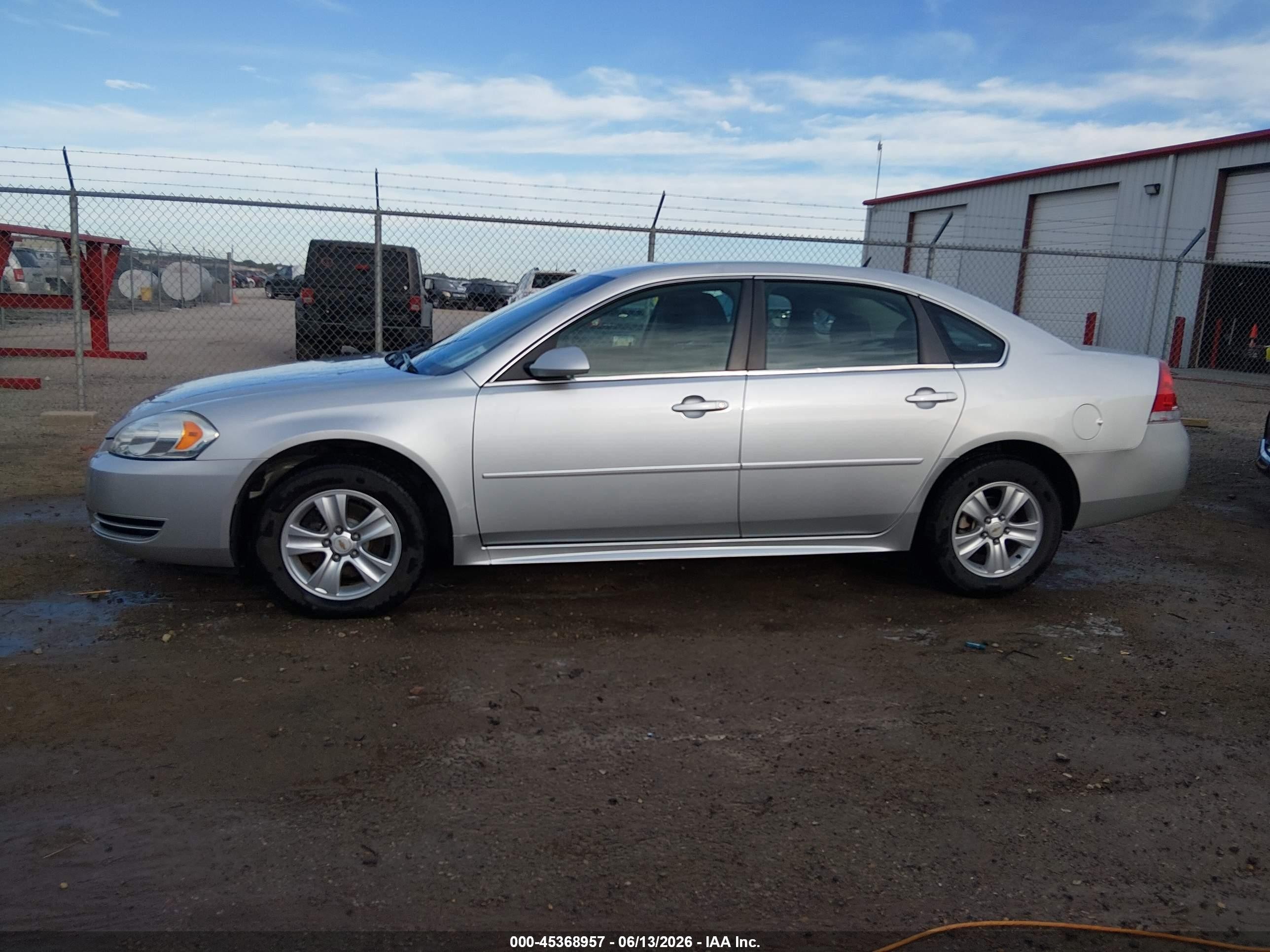 2014 Chevrolet Impala Limited Ls Gray vin: 2G1WA5E39E1140009