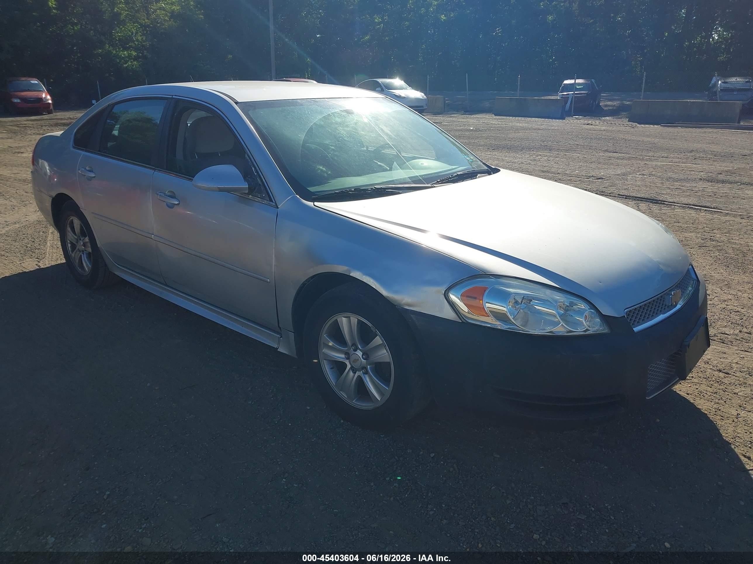 2015 Chevrolet Impala Limited Ls Серебряный vin: 2G1WA5E39F1166613