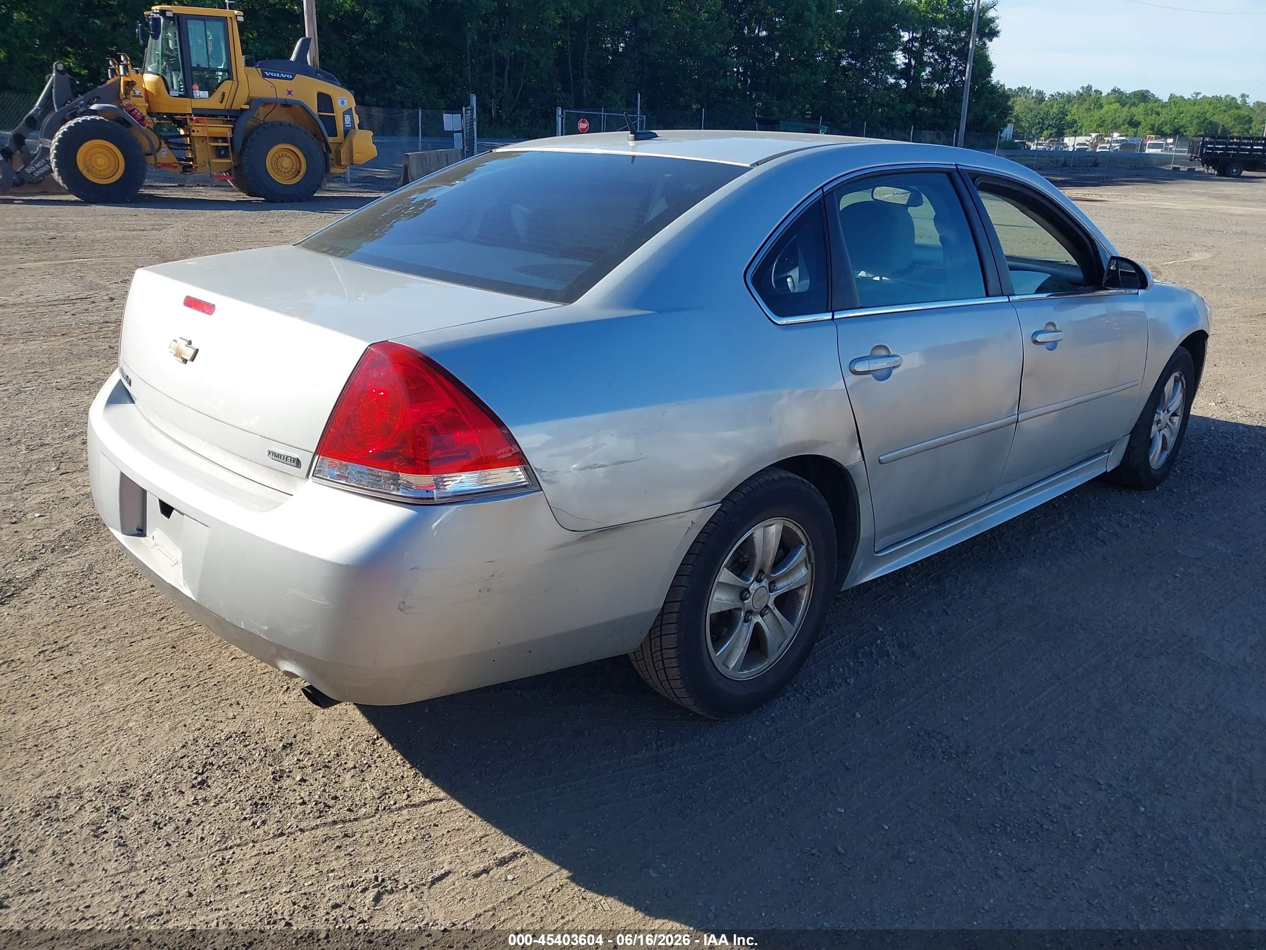 2015 Chevrolet Impala Limited Ls Серебряный vin: 2G1WA5E39F1166613