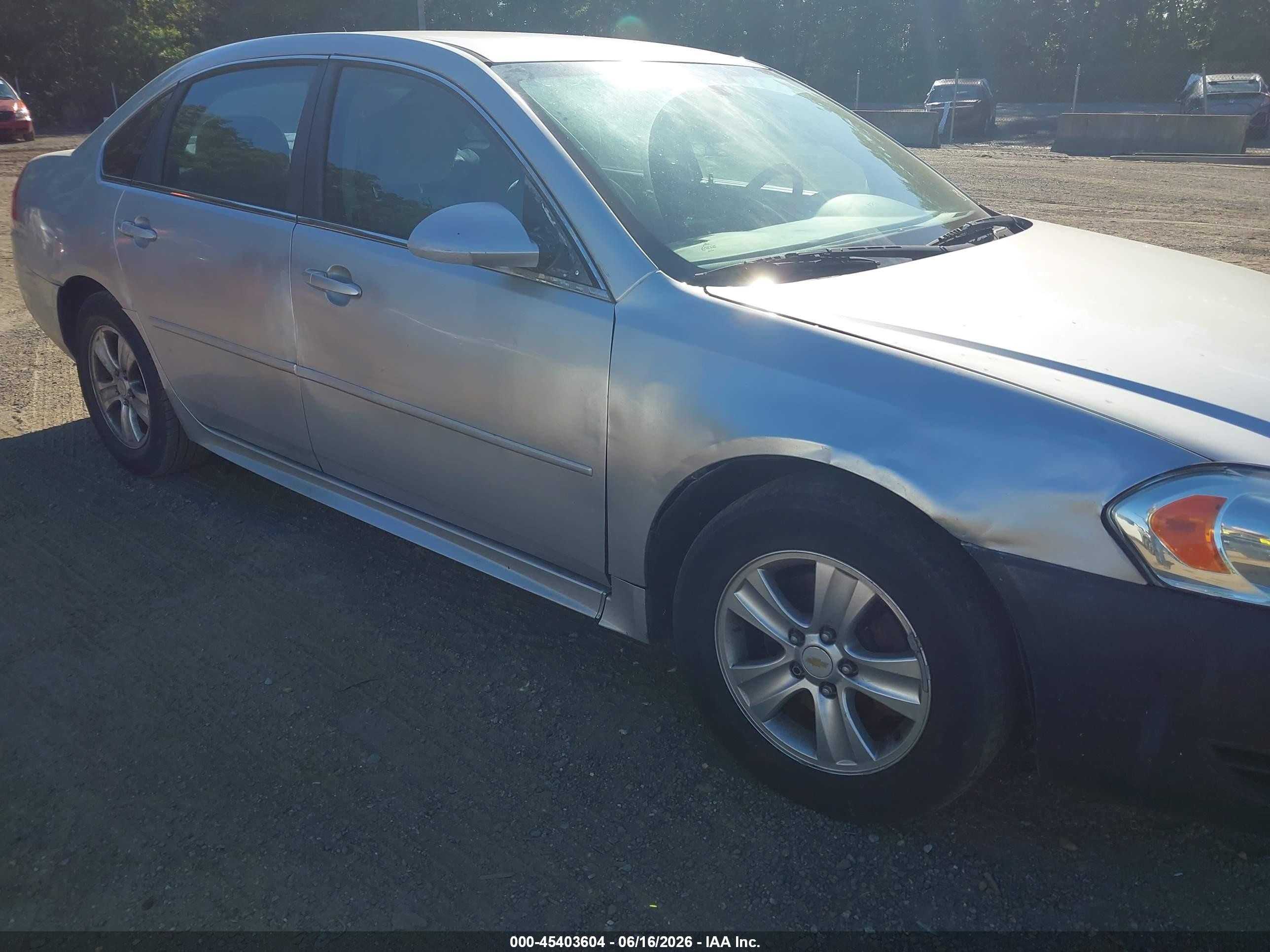 2015 Chevrolet Impala Limited Ls Серебряный vin: 2G1WA5E39F1166613
