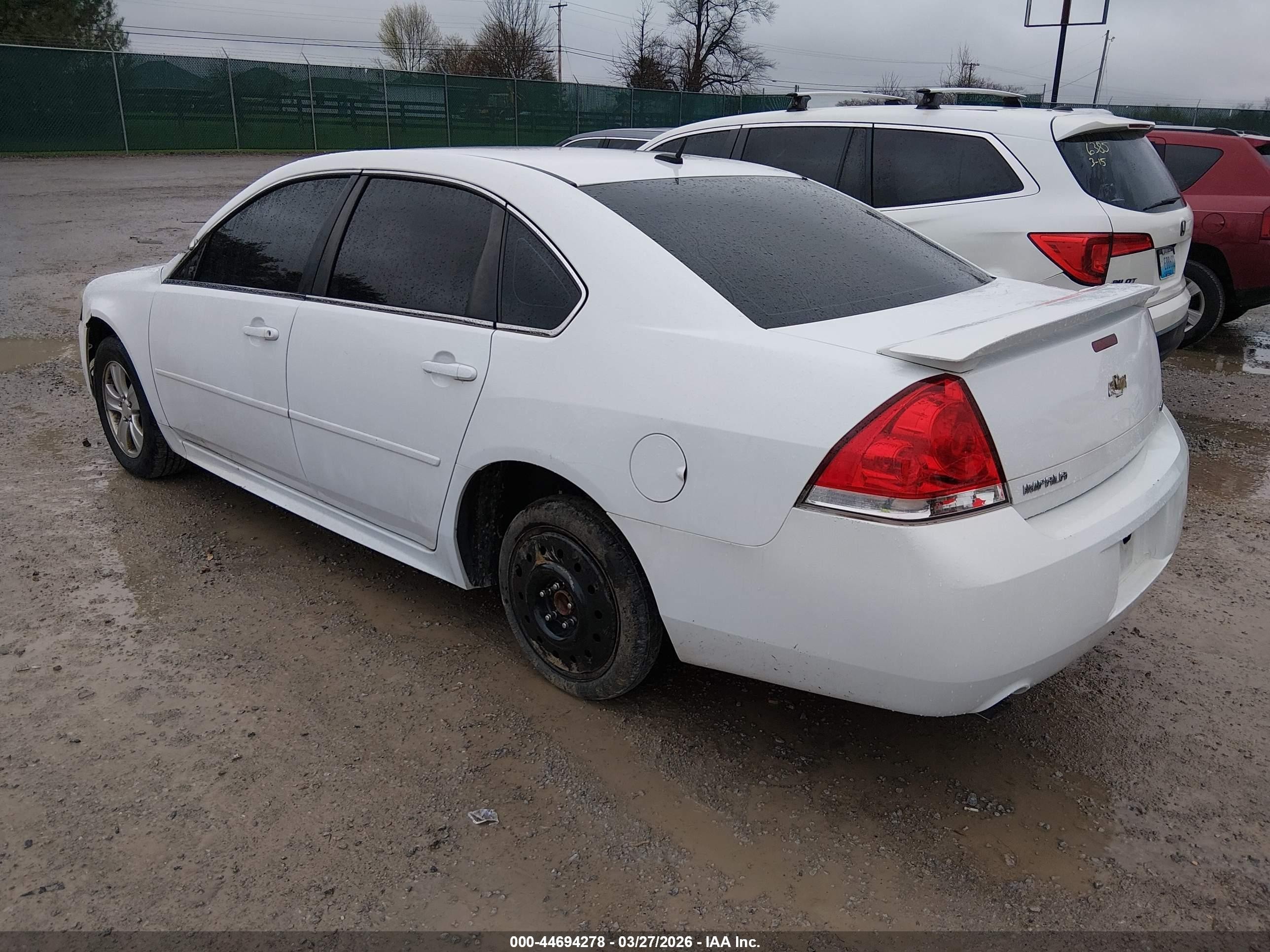 2014 Chevrolet Impala Limited Ls White vin: 2G1WA5E3XE1151567