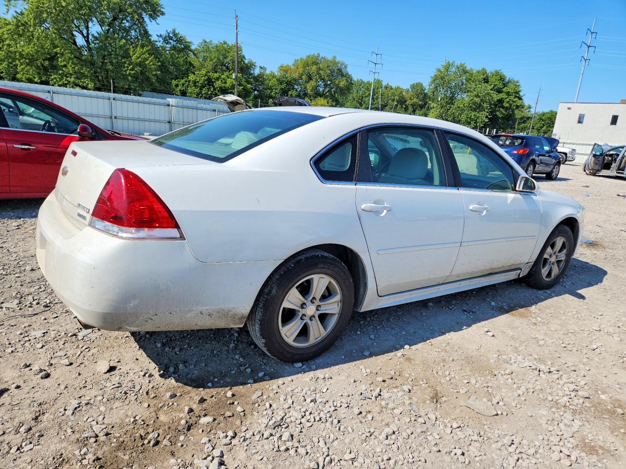 2015 Chevrolet Impala Limited Ls White vin: 2G1WA5E3XF1135466