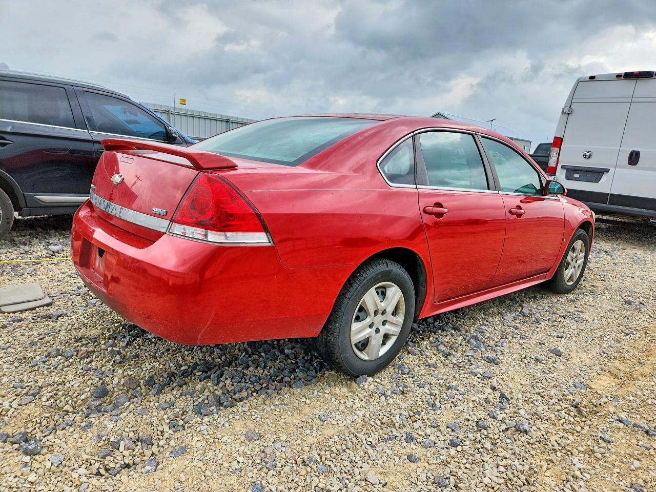 2010 Chevrolet Impala Ls Red vin: 2G1WA5EK0A1105697