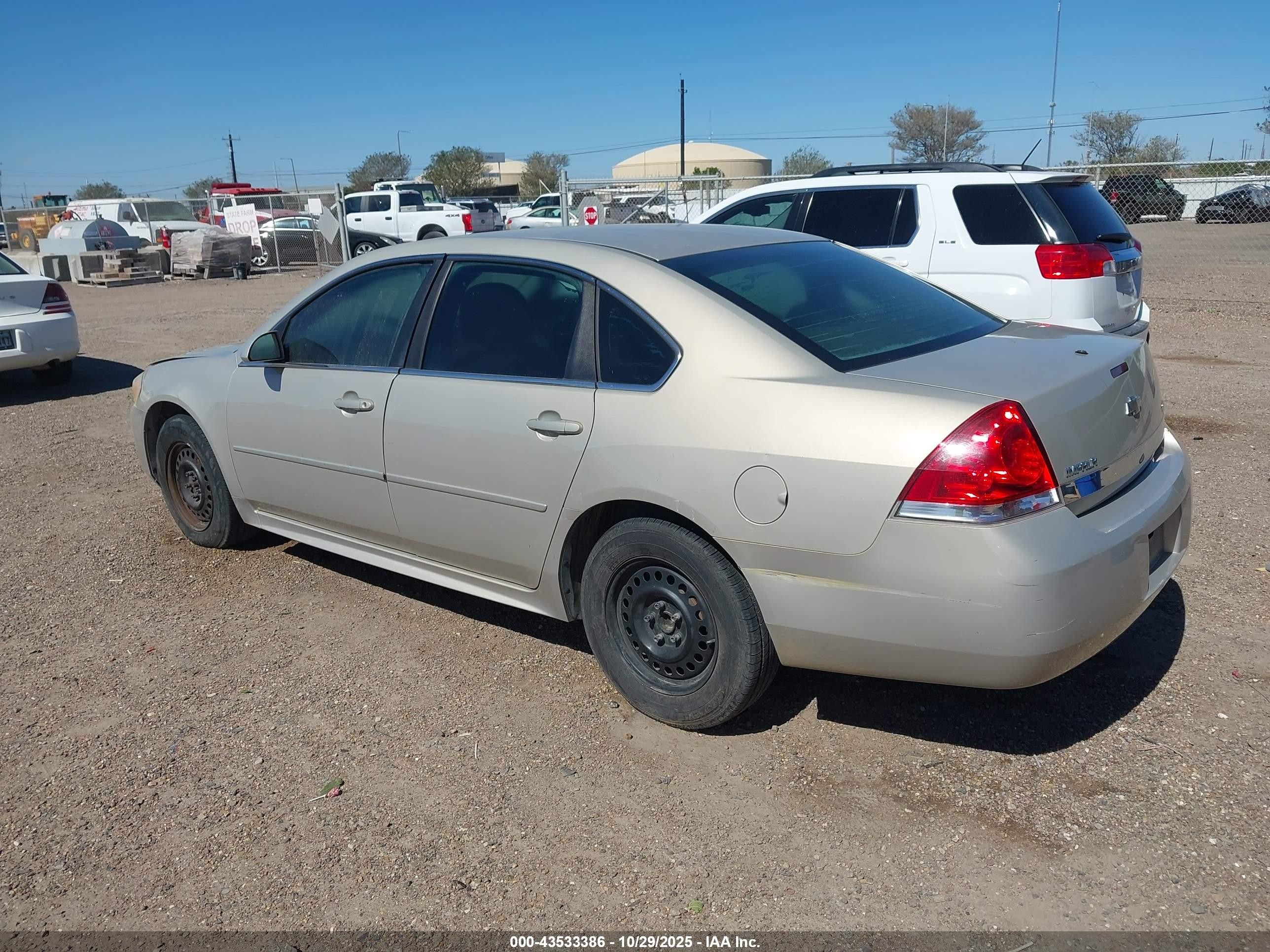 2010 Chevrolet Impala Ls Tan vin: 2G1WA5EK0A1254207