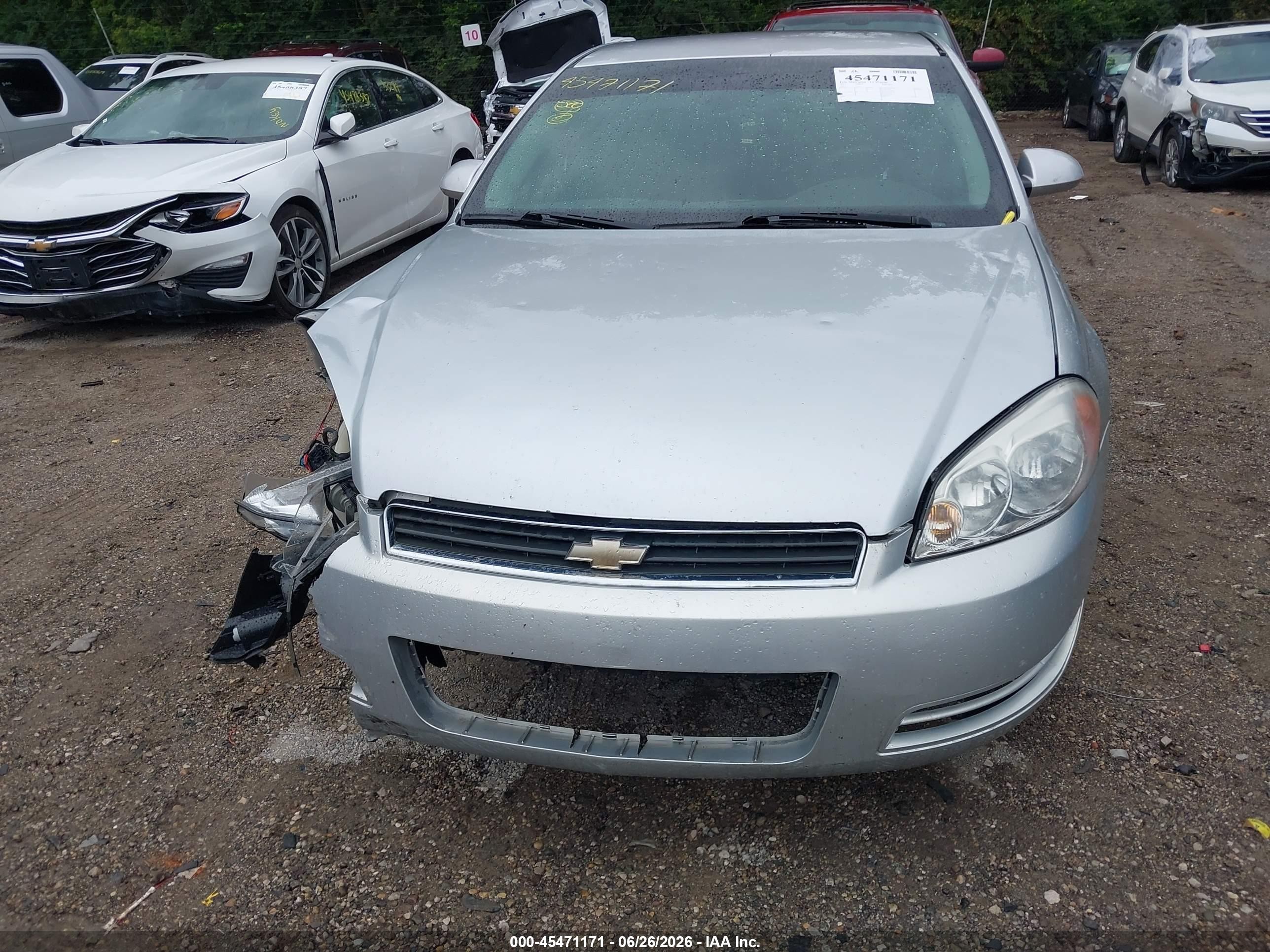 2011 Chevrolet Impala Ls Серебряный vin: 2G1WA5EK0B1106219