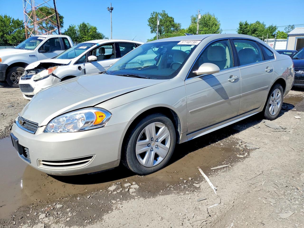 2011 Chevrolet Impala Ls Gold vin: 2G1WA5EK0B1134196