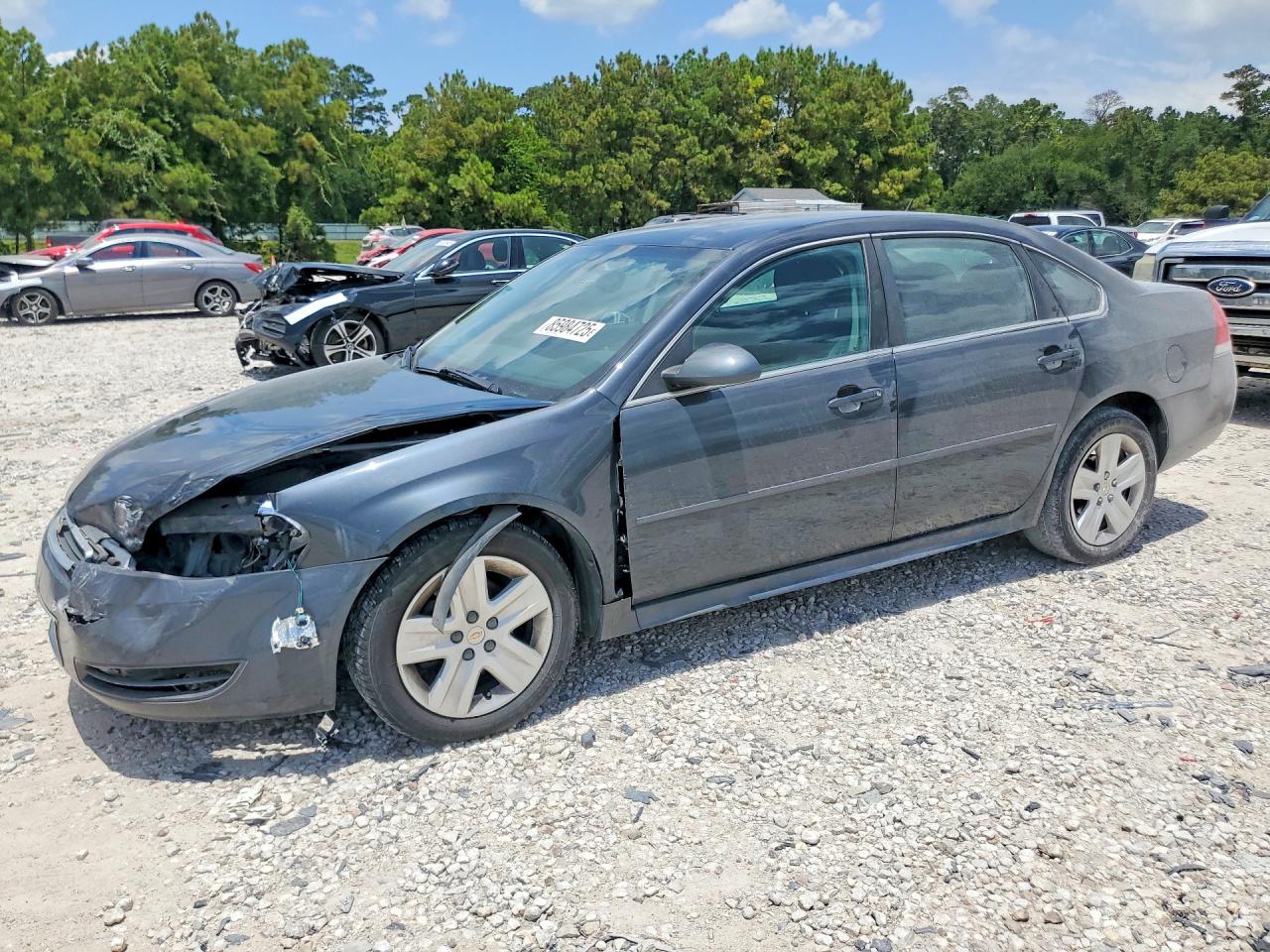 2011 Chevrolet Impala Ls Gray vin: 2G1WA5EK0B1256167