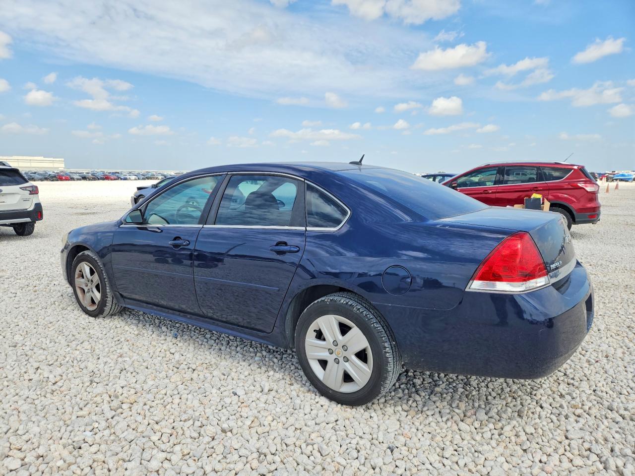 2011 Chevrolet Impala Ls Blue vin: 2G1WA5EK0B1258565