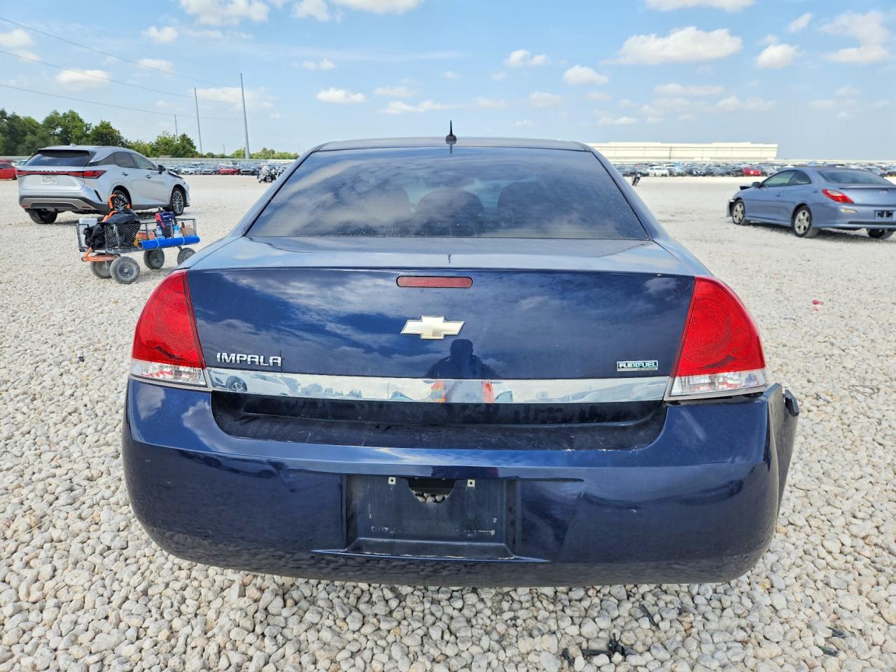 2011 Chevrolet Impala Ls Blue vin: 2G1WA5EK0B1258565