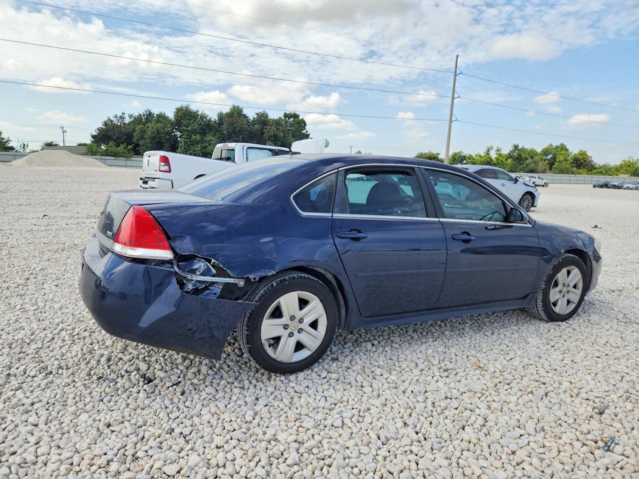 2011 Chevrolet Impala Ls Blue vin: 2G1WA5EK0B1258565