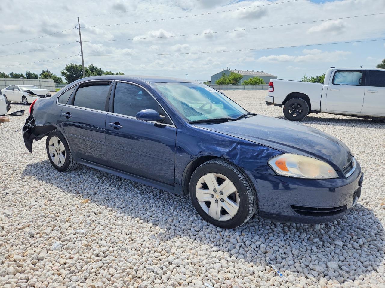 2011 Chevrolet Impala Ls Blue vin: 2G1WA5EK0B1258565