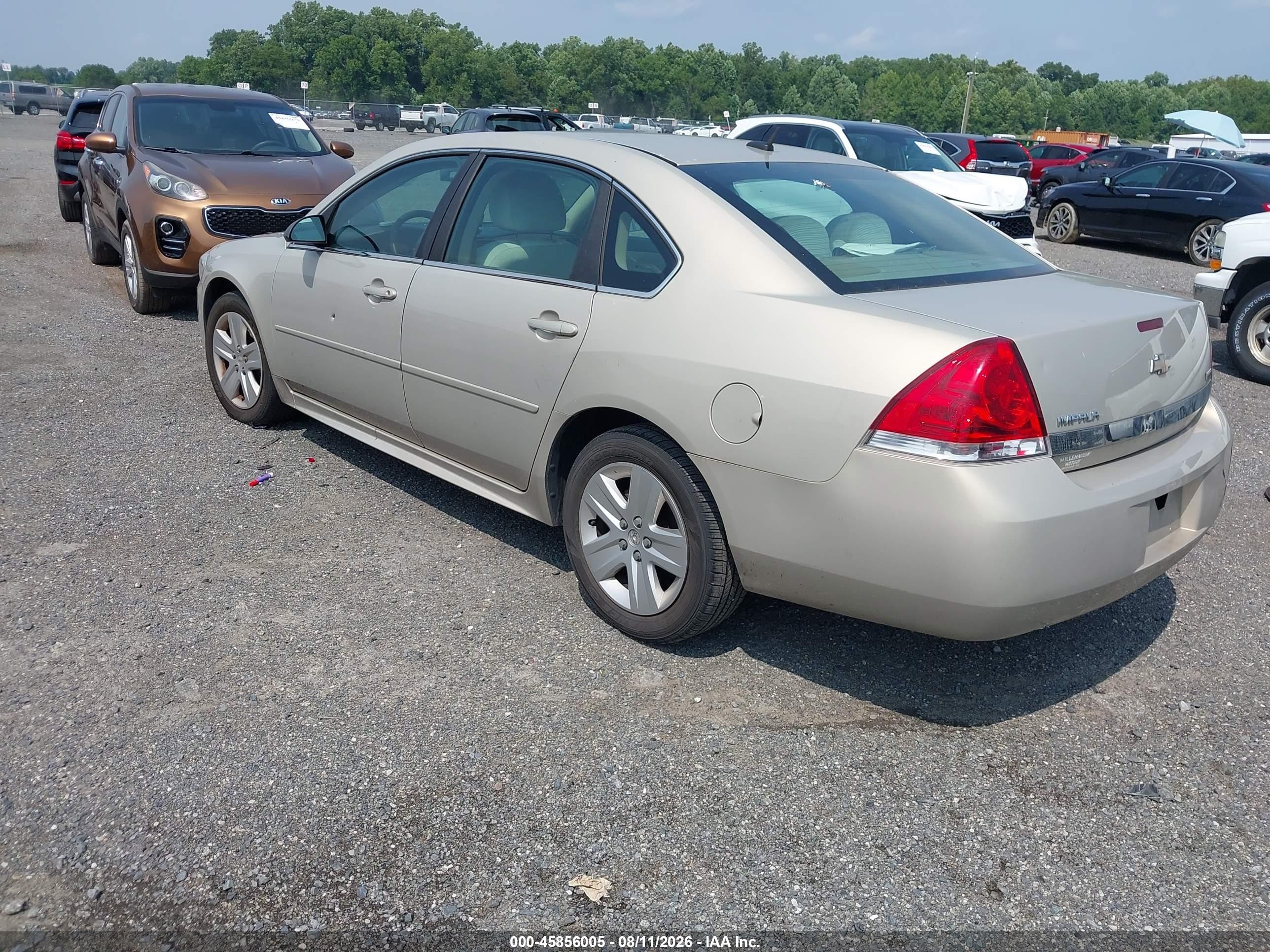 2011 Chevrolet Impala Ls Tan vin: 2G1WA5EK0B1327626