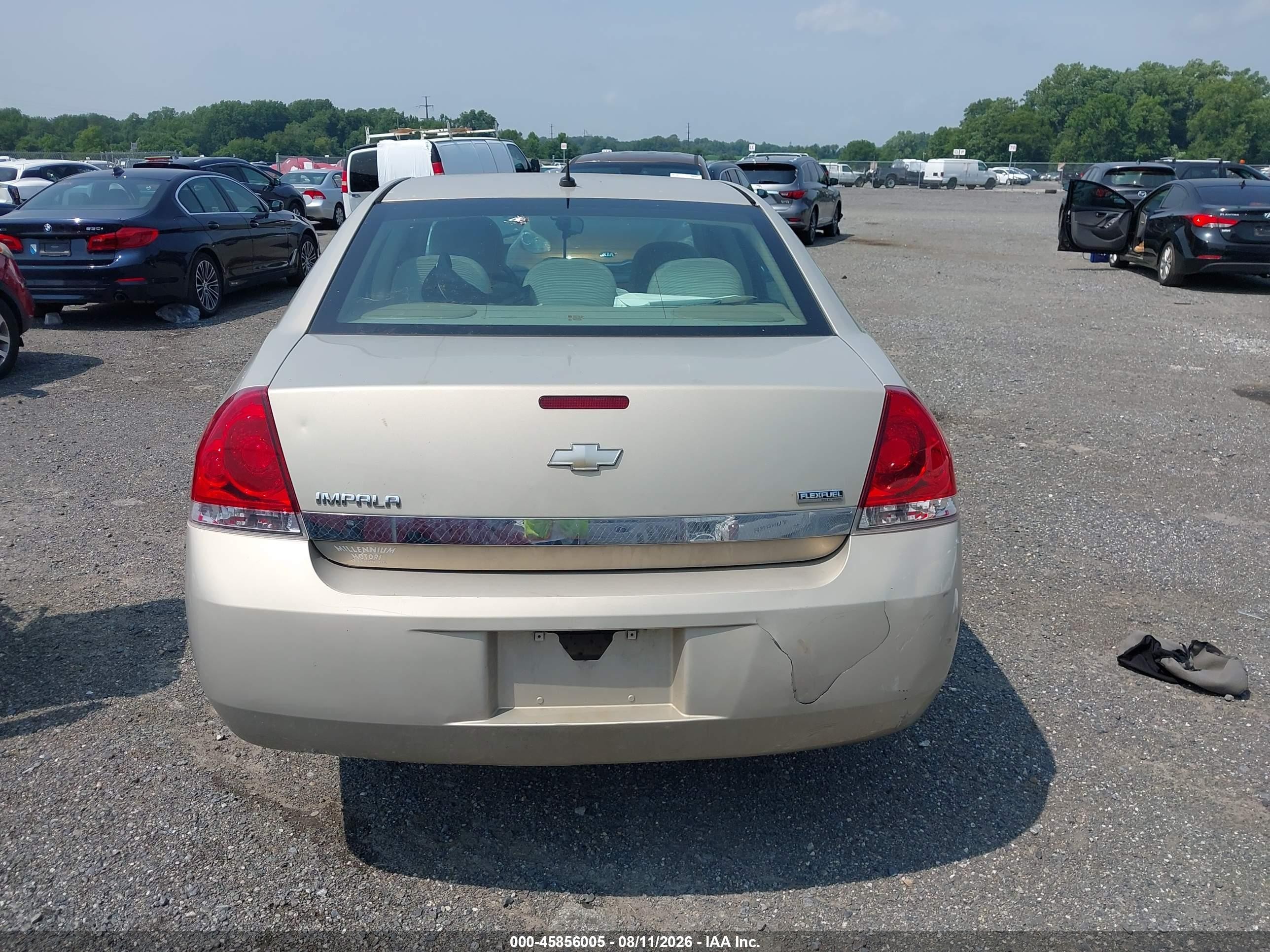 2011 Chevrolet Impala Ls Tan vin: 2G1WA5EK0B1327626