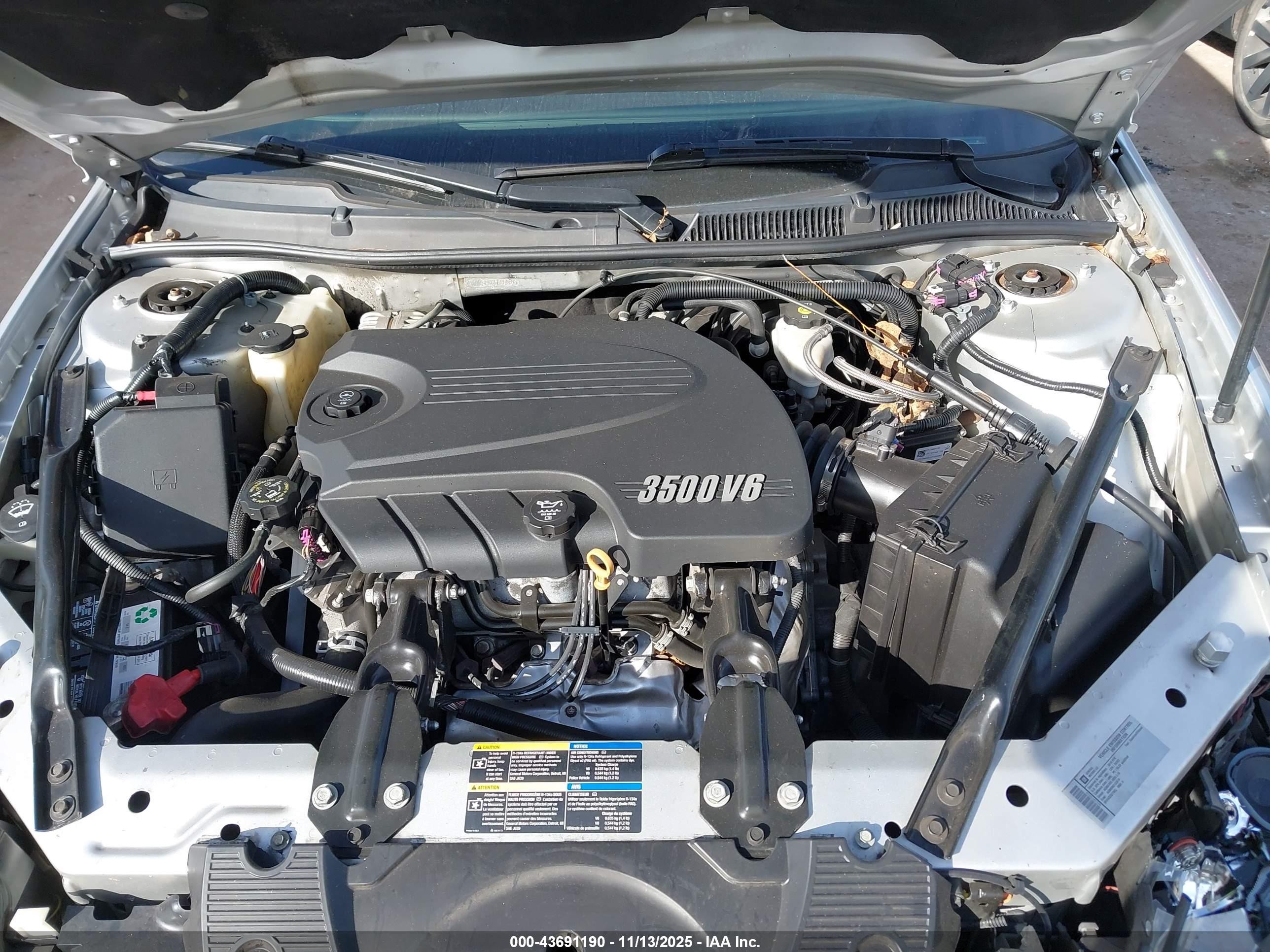 2010 Chevrolet Impala Ls Silver vin: 2G1WA5EK1A1207851