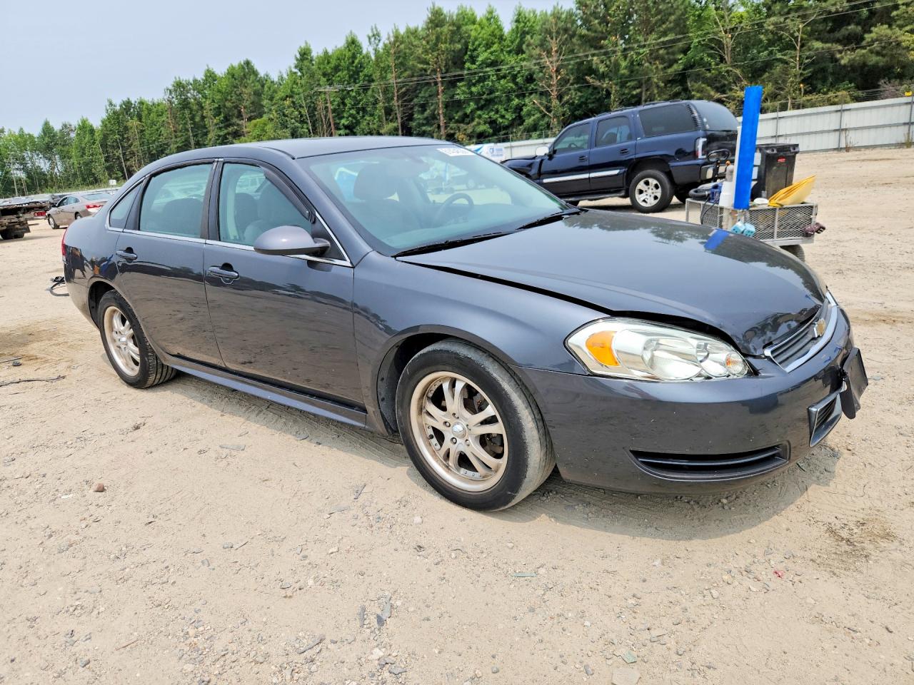 2010 Chevrolet Impala Ls Gray vin: 2G1WA5EK1A1237819