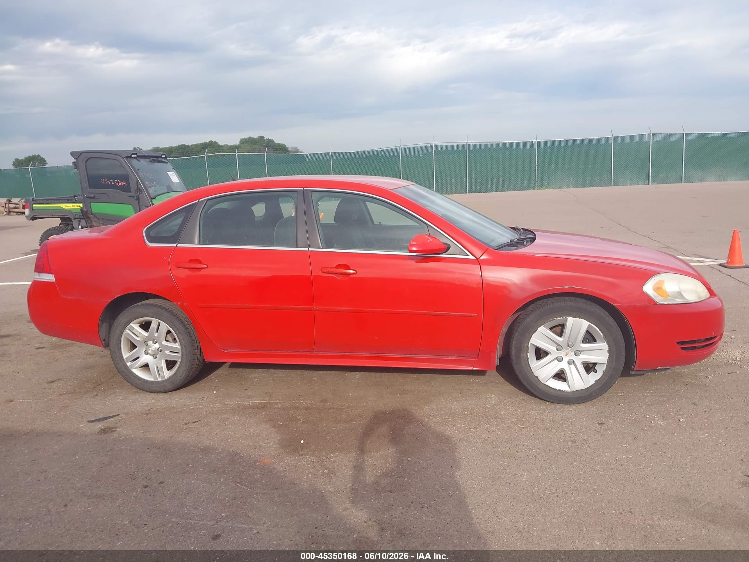 2011 Chevrolet Impala Ls Red vin: 2G1WA5EK1B1187795