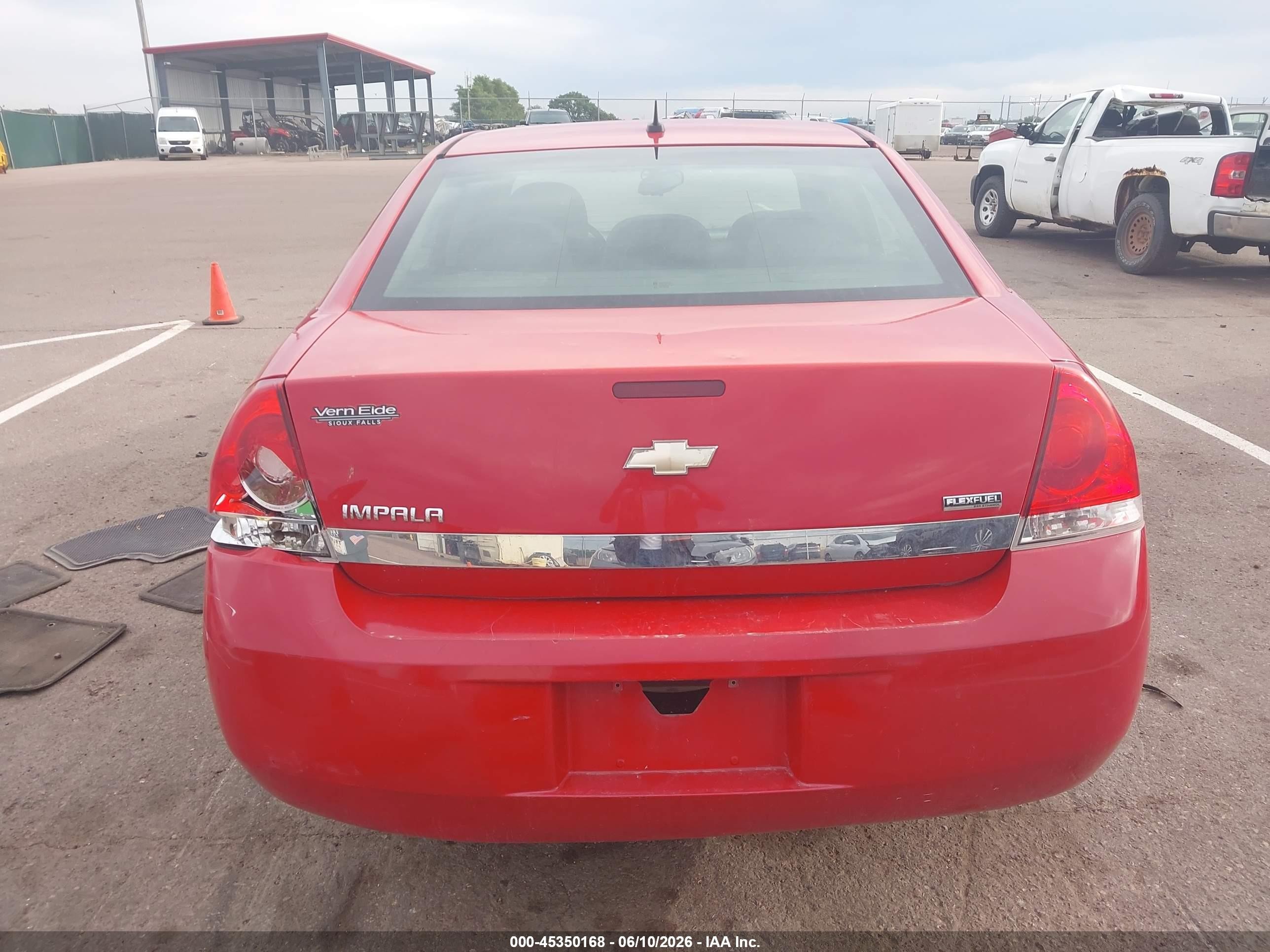 2011 Chevrolet Impala Ls Red vin: 2G1WA5EK1B1187795