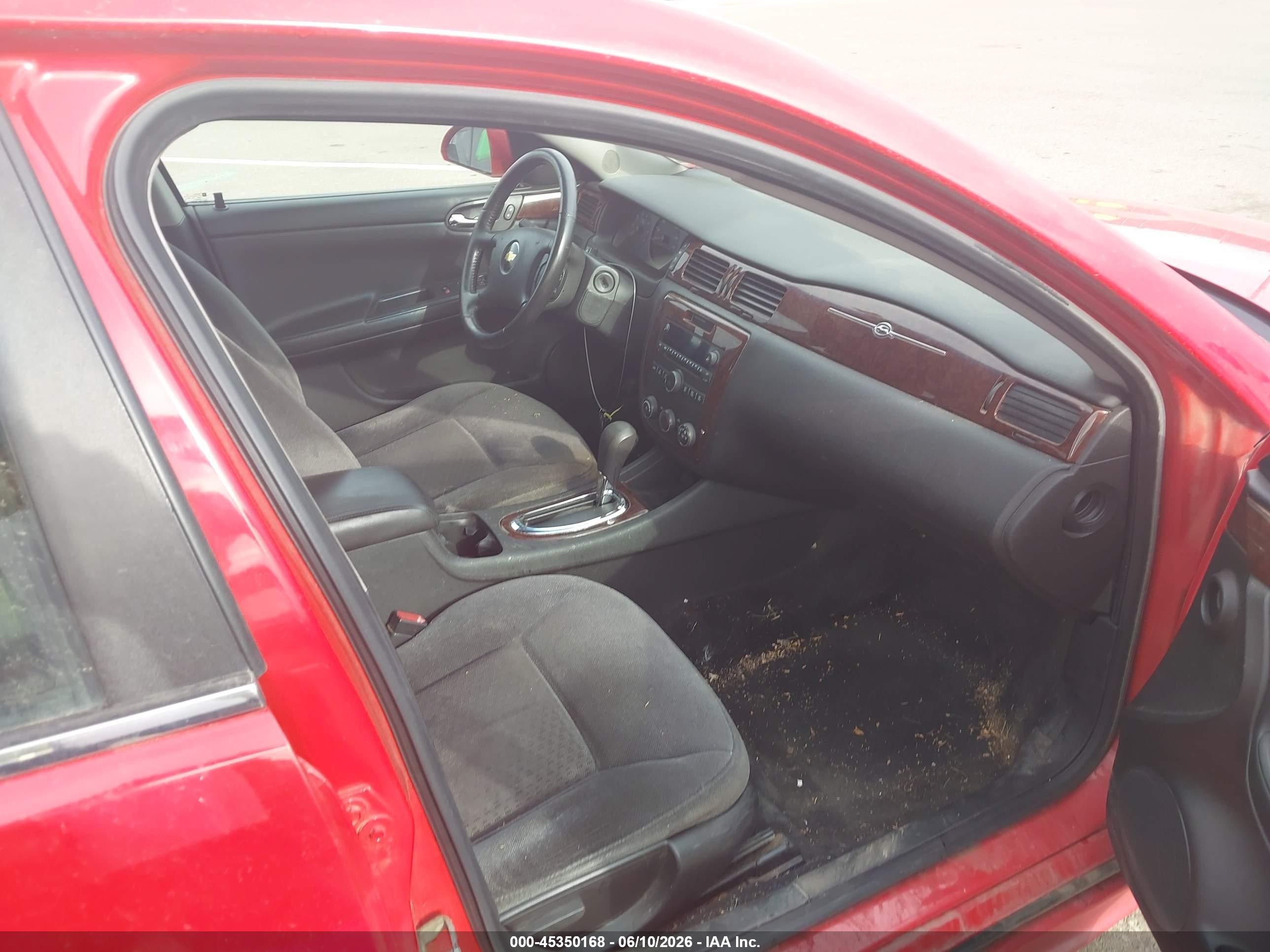 2011 Chevrolet Impala Ls Red vin: 2G1WA5EK1B1187795