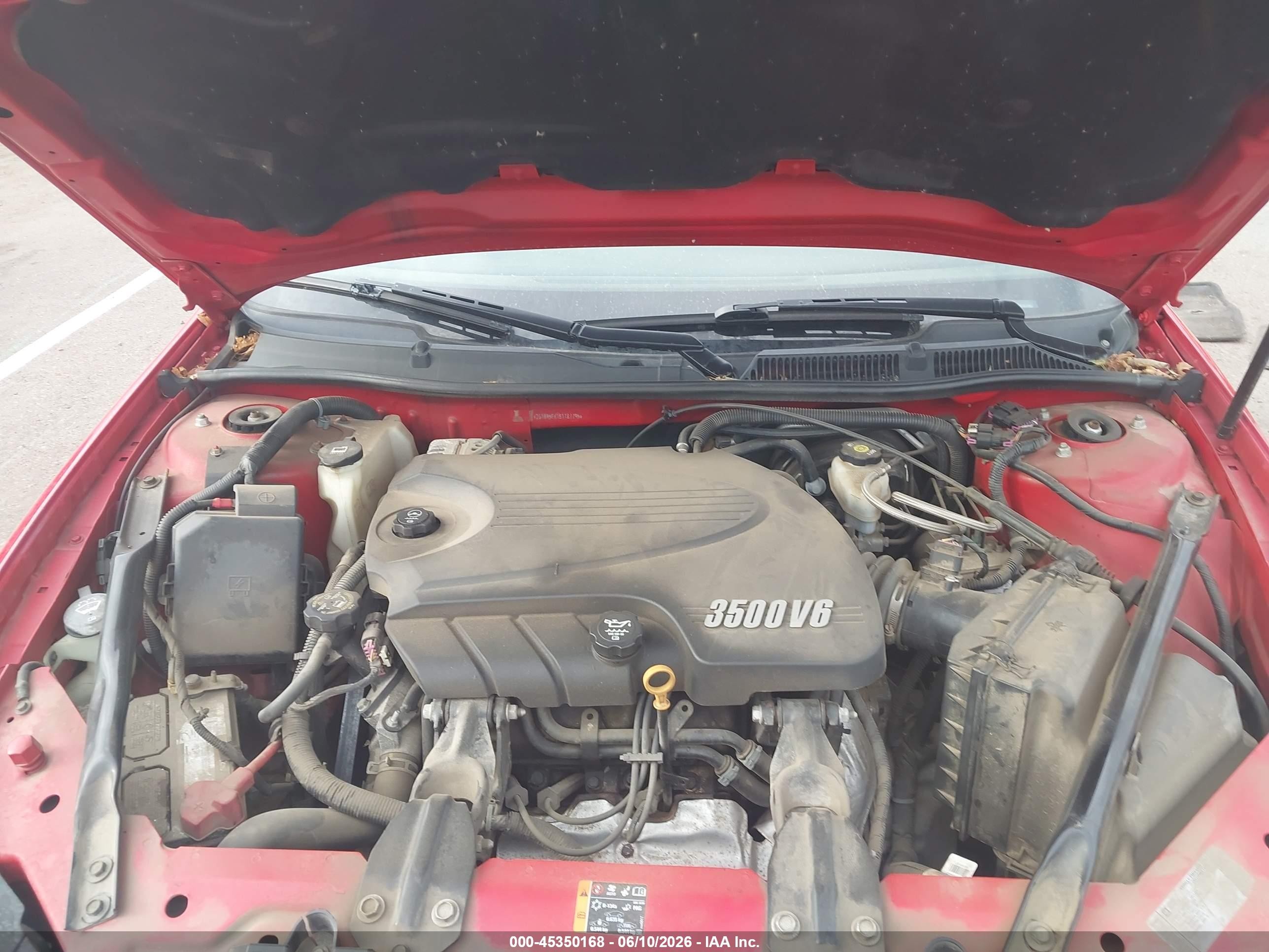 2011 Chevrolet Impala Ls Red vin: 2G1WA5EK1B1187795