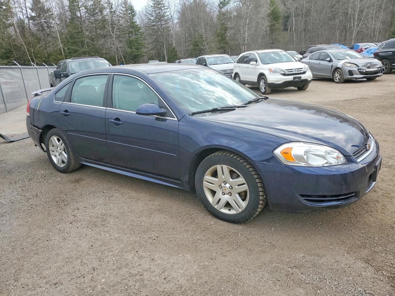 2011 Chevrolet Impala Ls V6 4dr Blue vin: 2G1WA5EK1B1247574