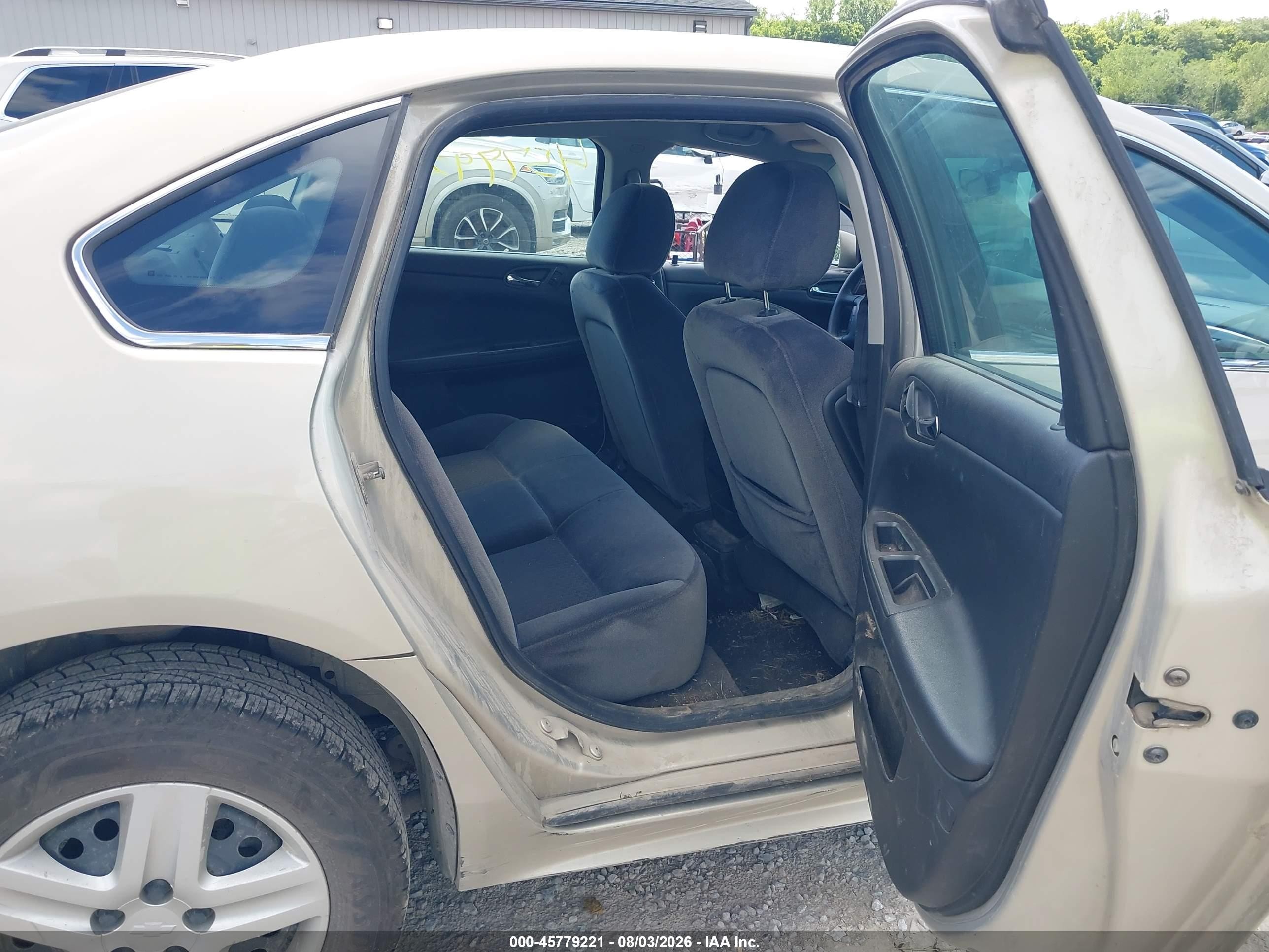 2010 Chevrolet Impala Ls Gold vin: 2G1WA5EK2A1109833
