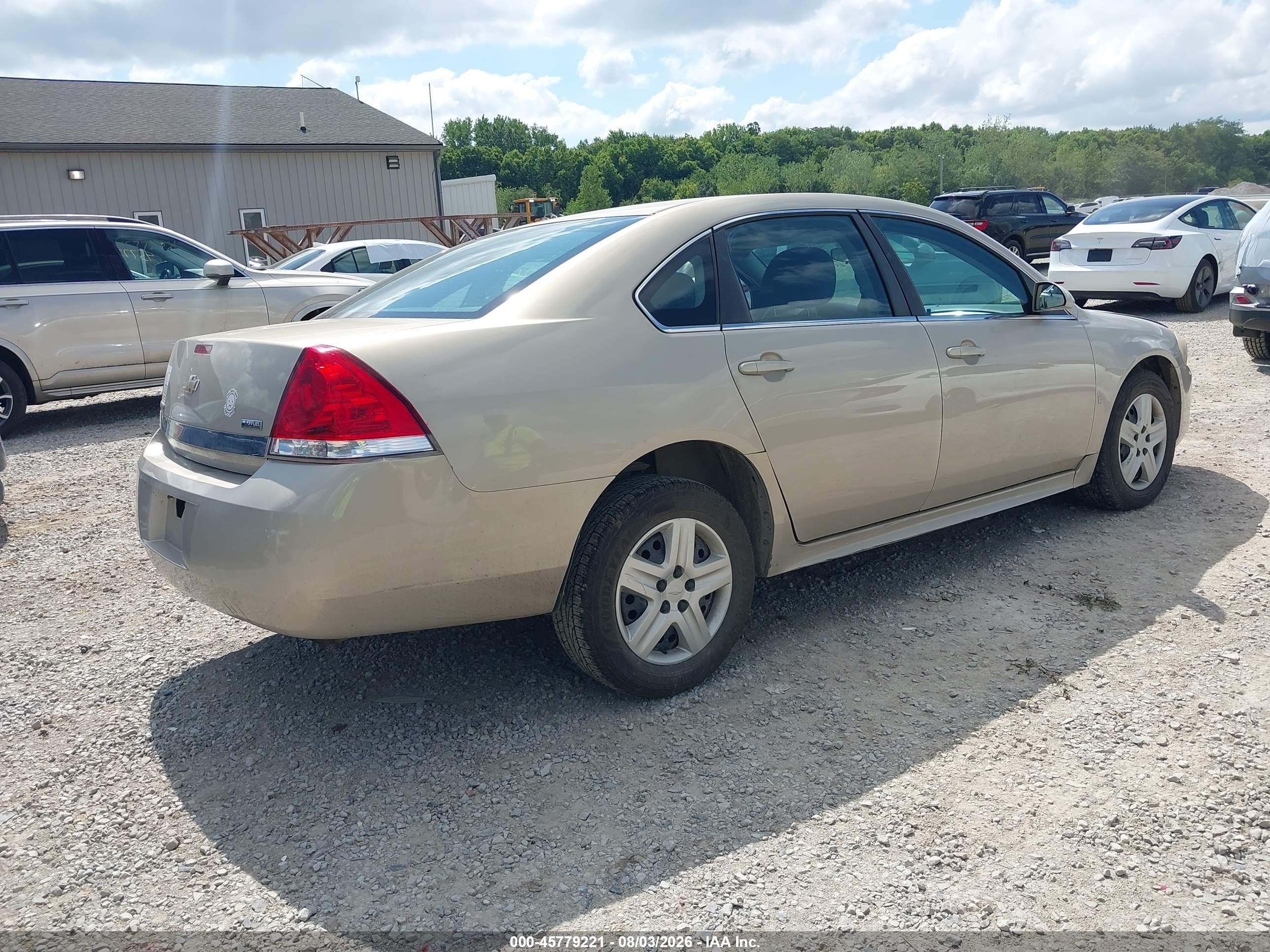 2010 Chevrolet Impala Ls Gold vin: 2G1WA5EK2A1109833