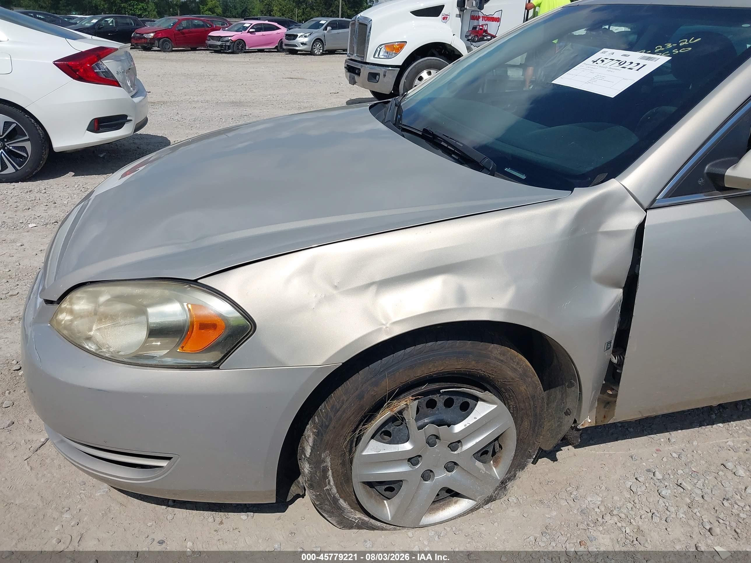 2010 Chevrolet Impala Ls Gold vin: 2G1WA5EK2A1109833